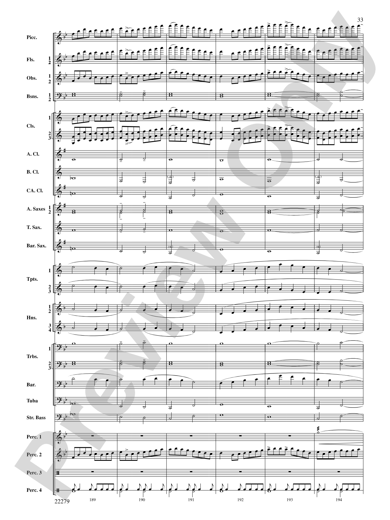 Bayou Breakdown: Concert Band Conductor Score & Parts