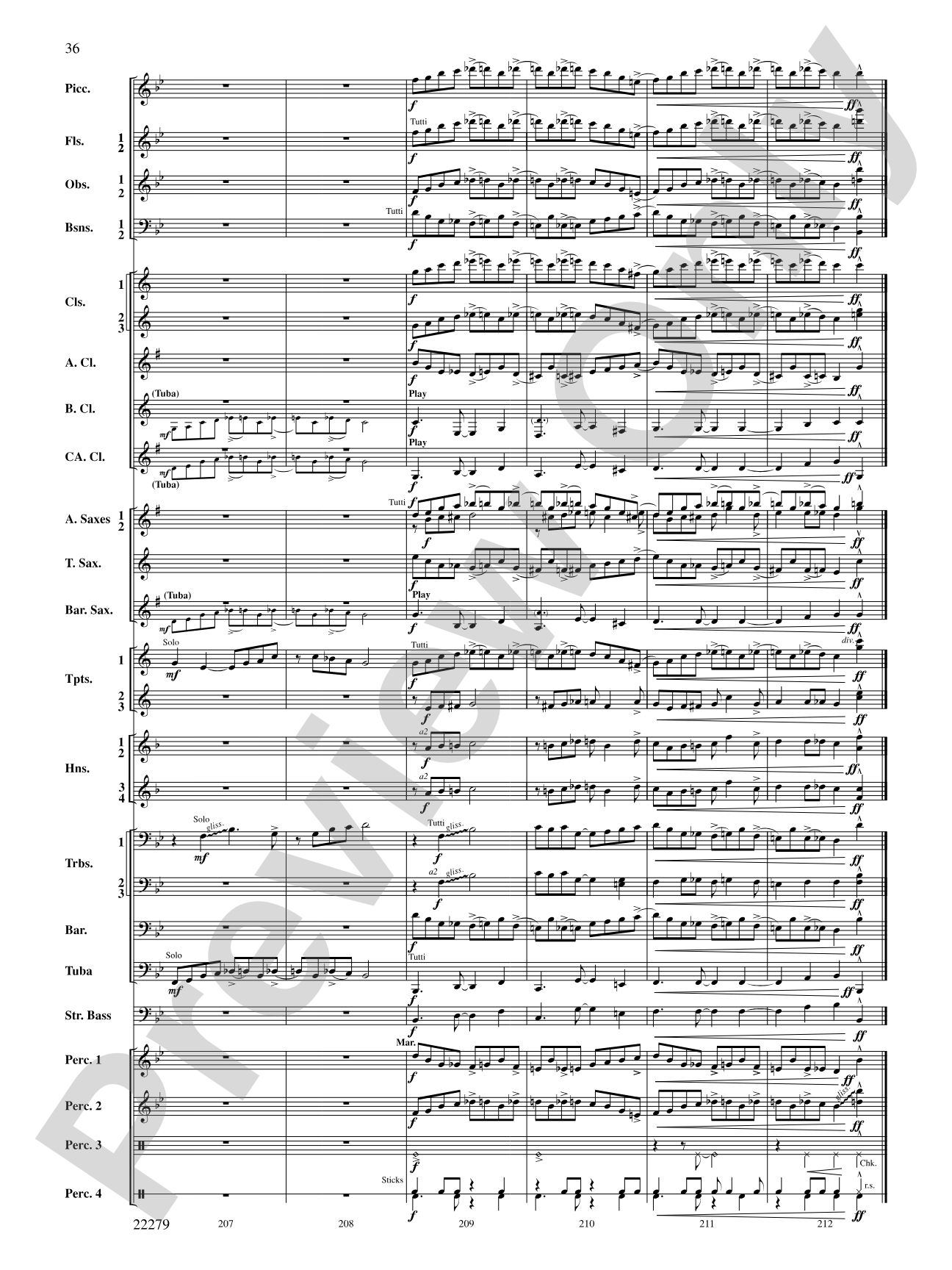 Bayou Breakdown: Concert Band Conductor Score & Parts