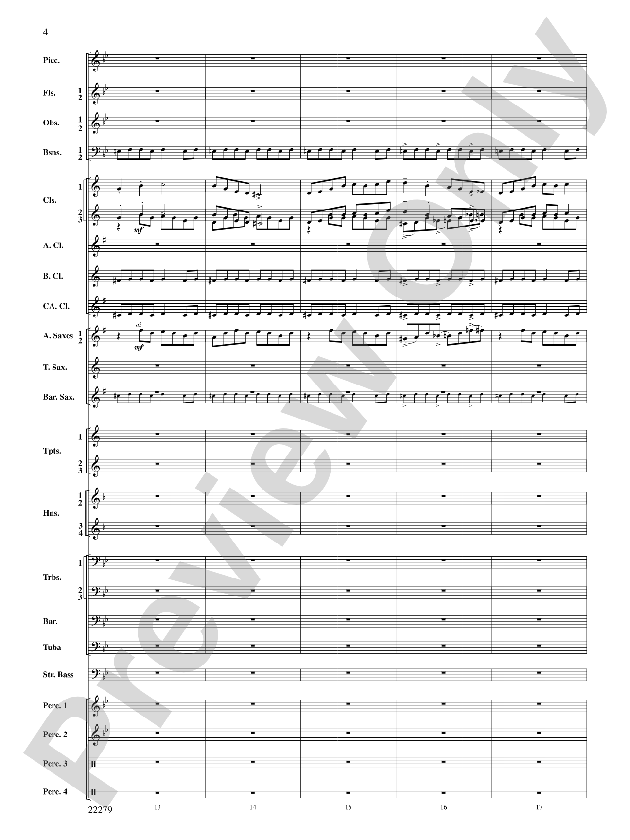 Bayou Breakdown: Concert Band Conductor Score & Parts