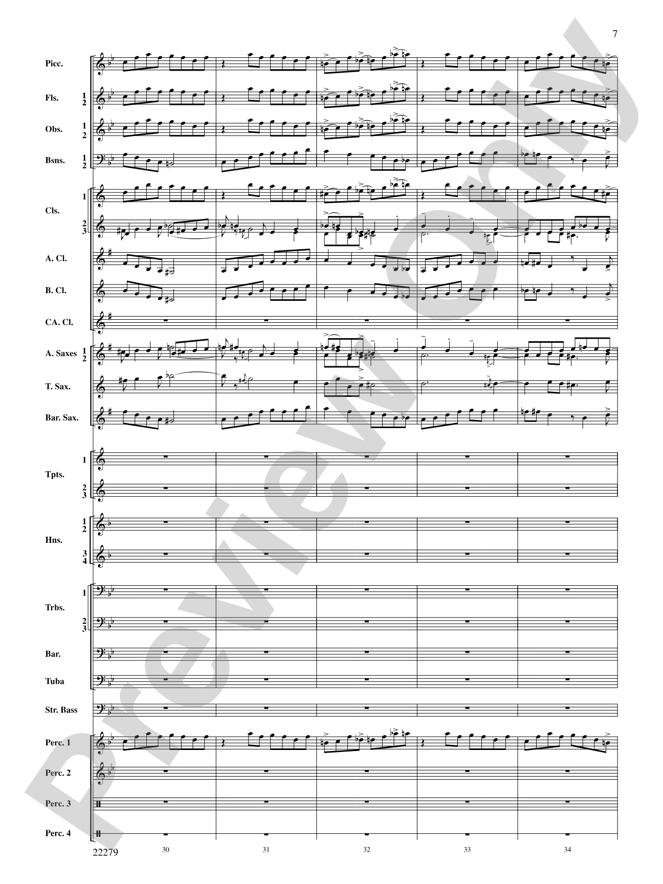 Bayou Breakdown: Concert Band Conductor Score & Parts