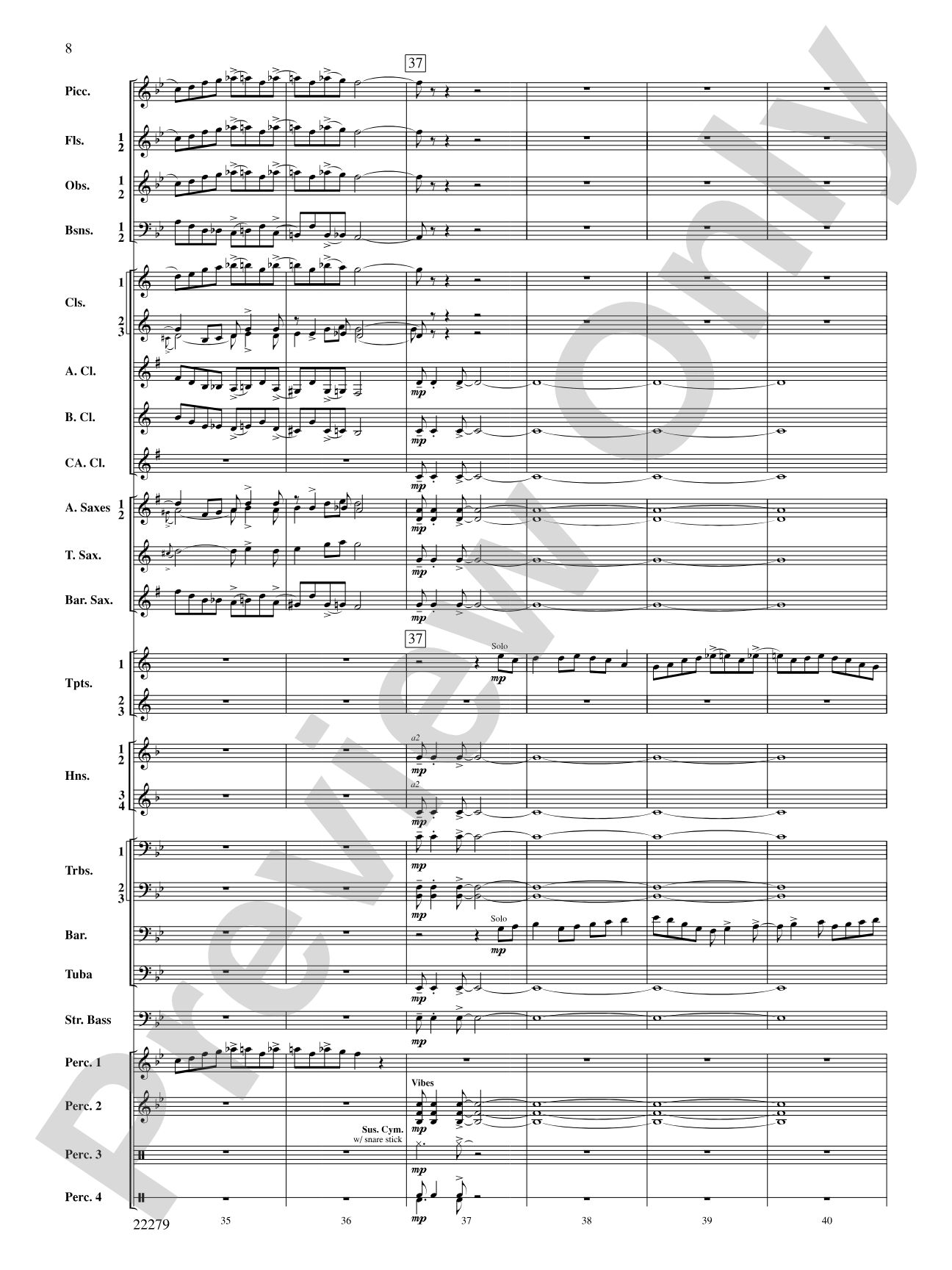 Bayou Breakdown: Concert Band Conductor Score & Parts