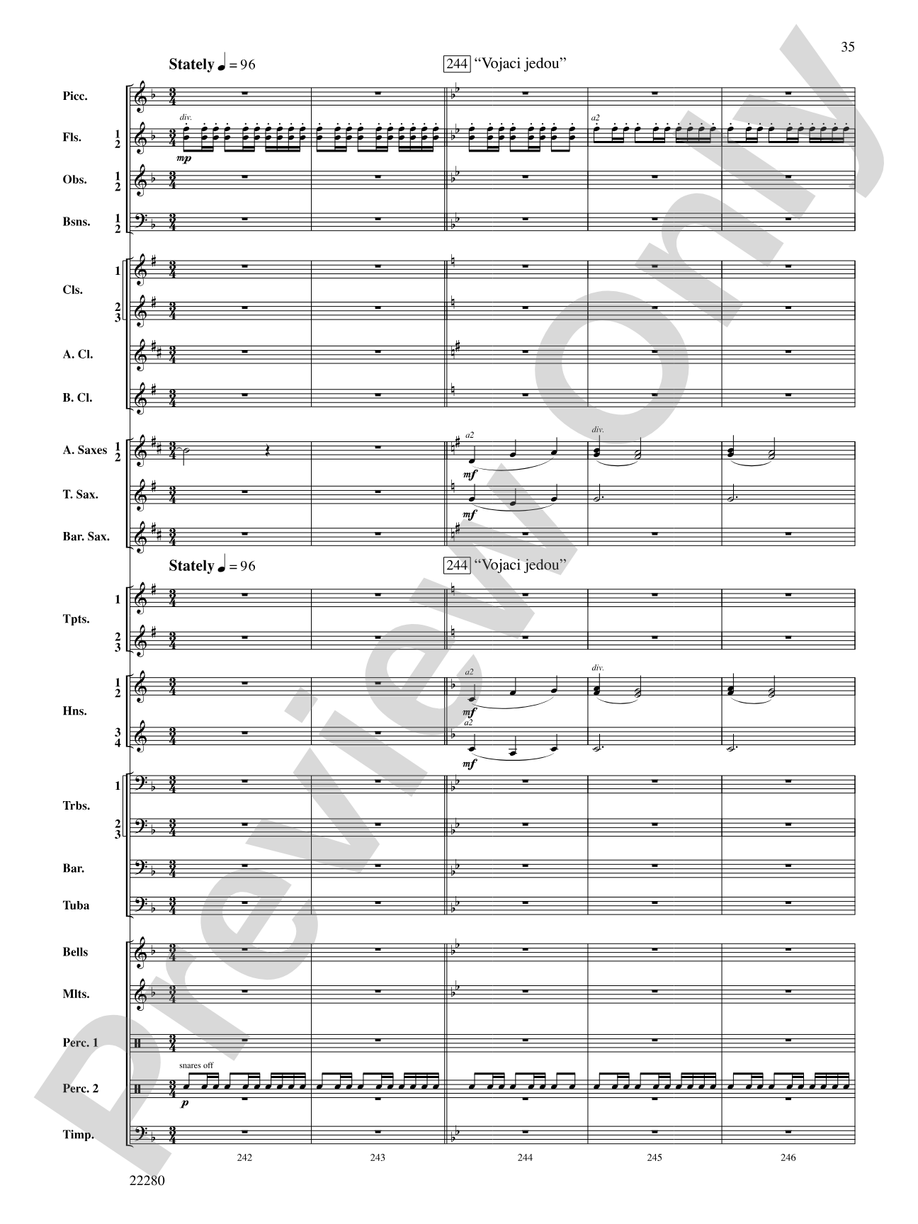 Moravian Folk Rhapsody: Concert Band Conductor Score & Parts
