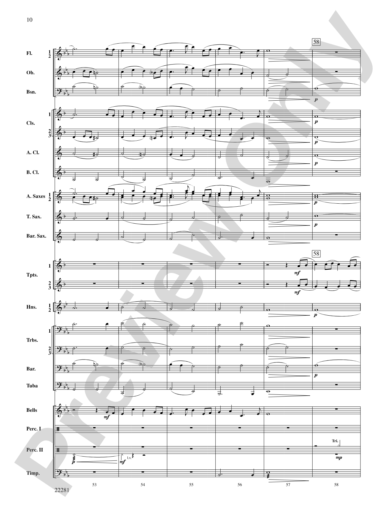 Falcon Lake Overture: Score