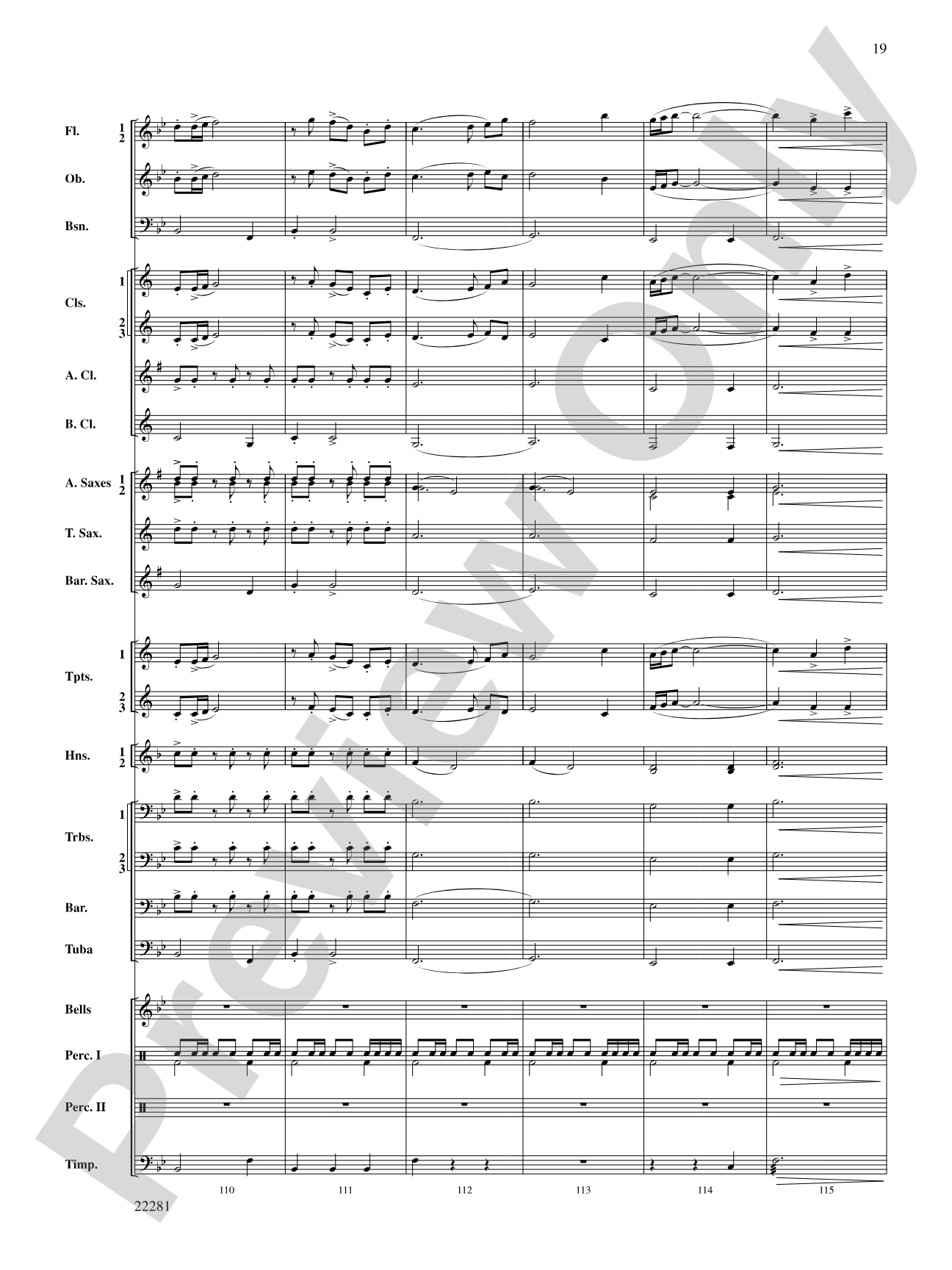 Falcon Lake Overture: Score