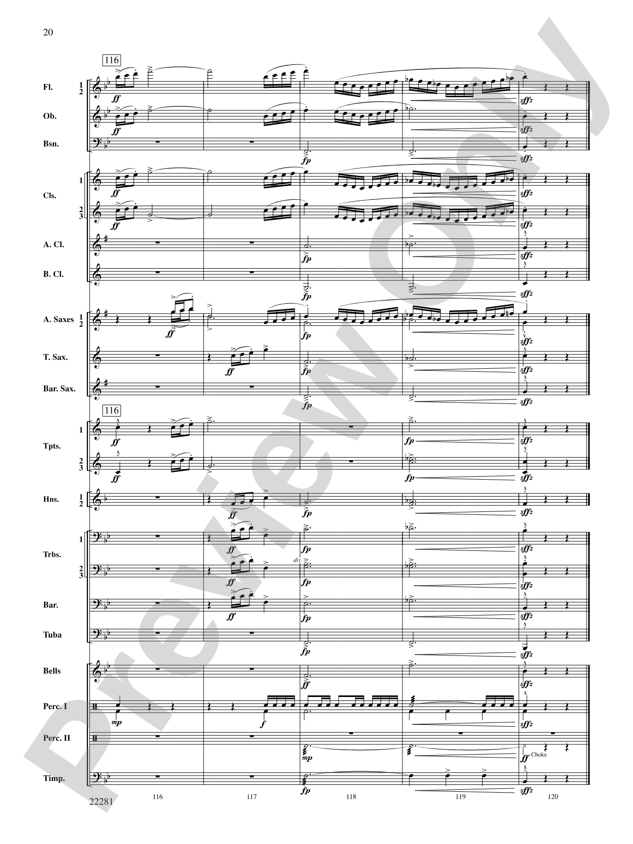 Falcon Lake Overture: Score