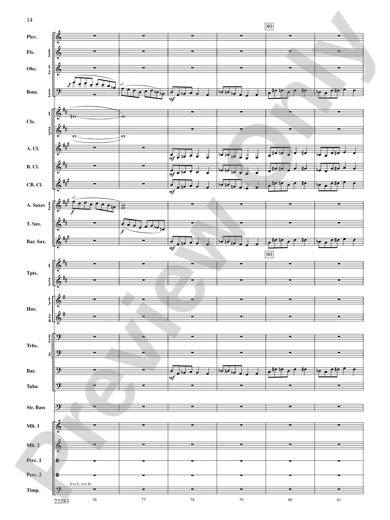 Like the Stars Forever and Ever...: Concert Band Conductor Score & Parts