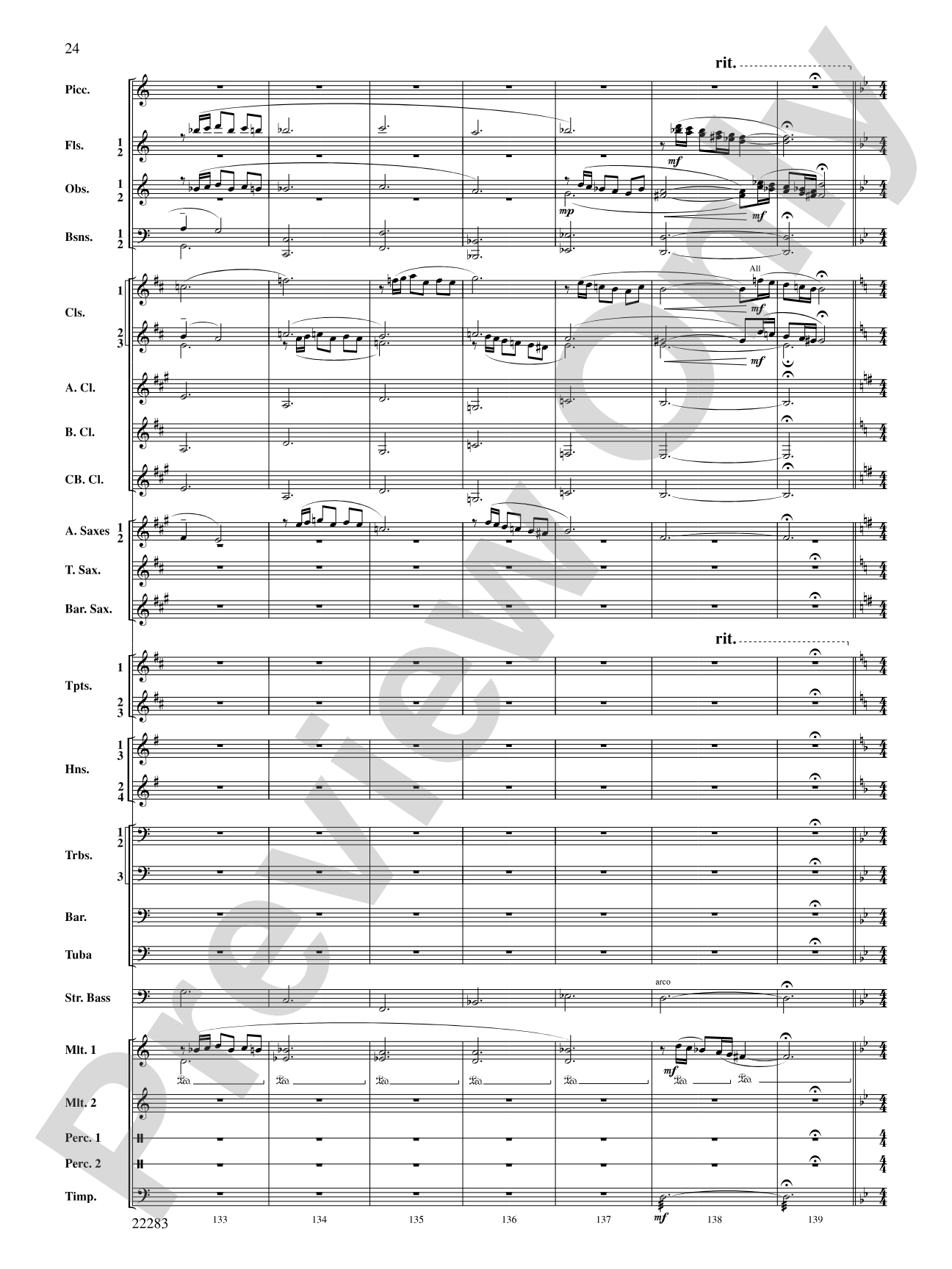 Like the Stars Forever and Ever...: Concert Band Conductor Score & Parts