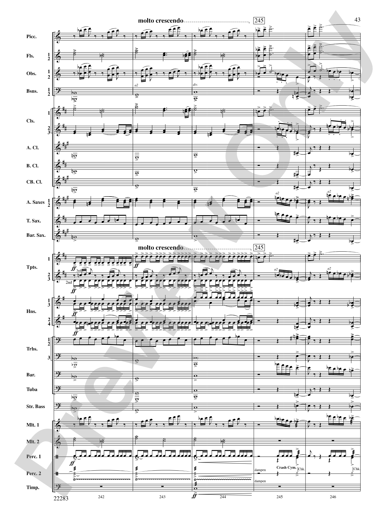 Like the Stars Forever and Ever...: Concert Band Conductor Score & Parts