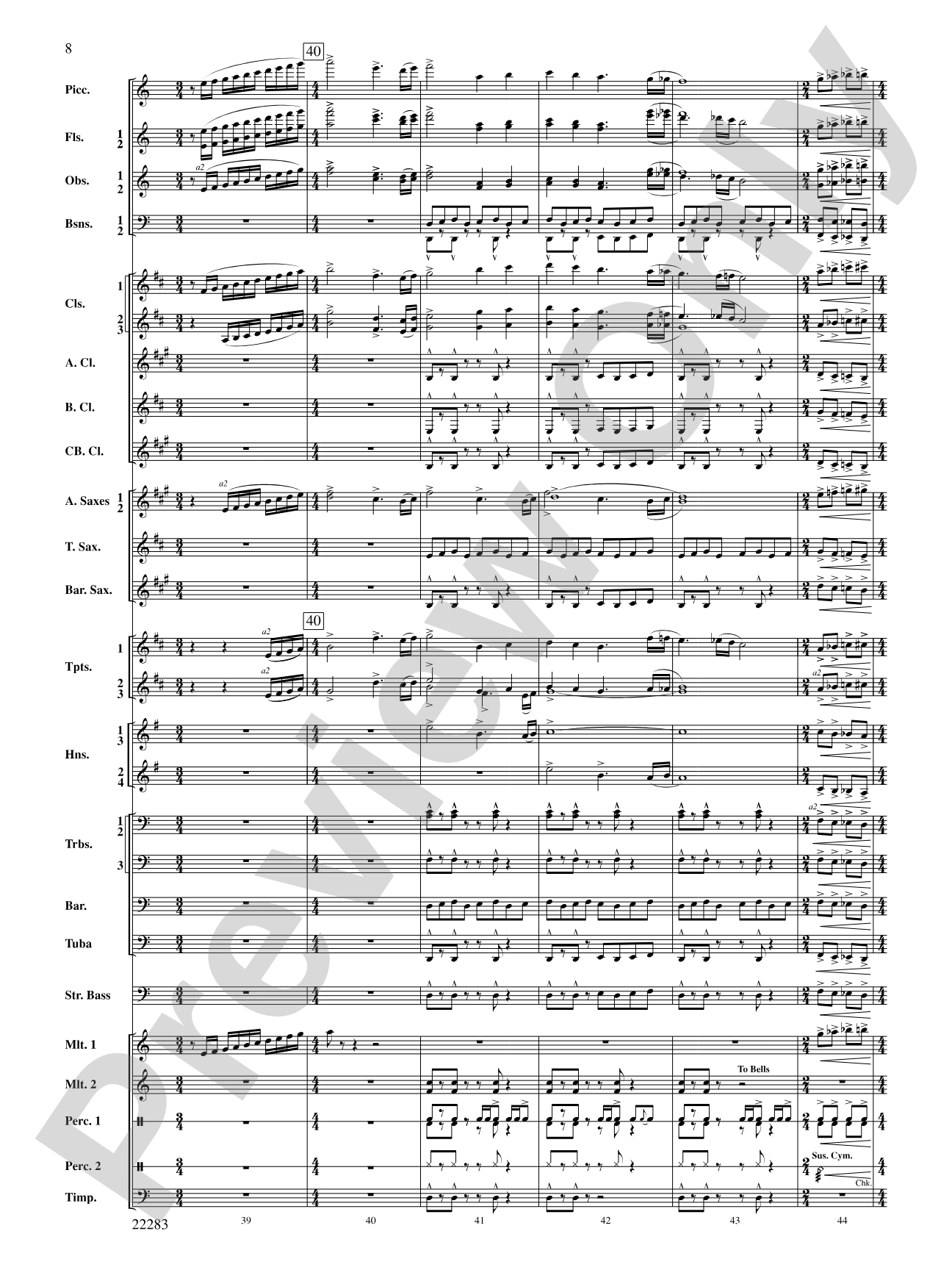 Like the Stars Forever and Ever...: Concert Band Conductor Score & Parts