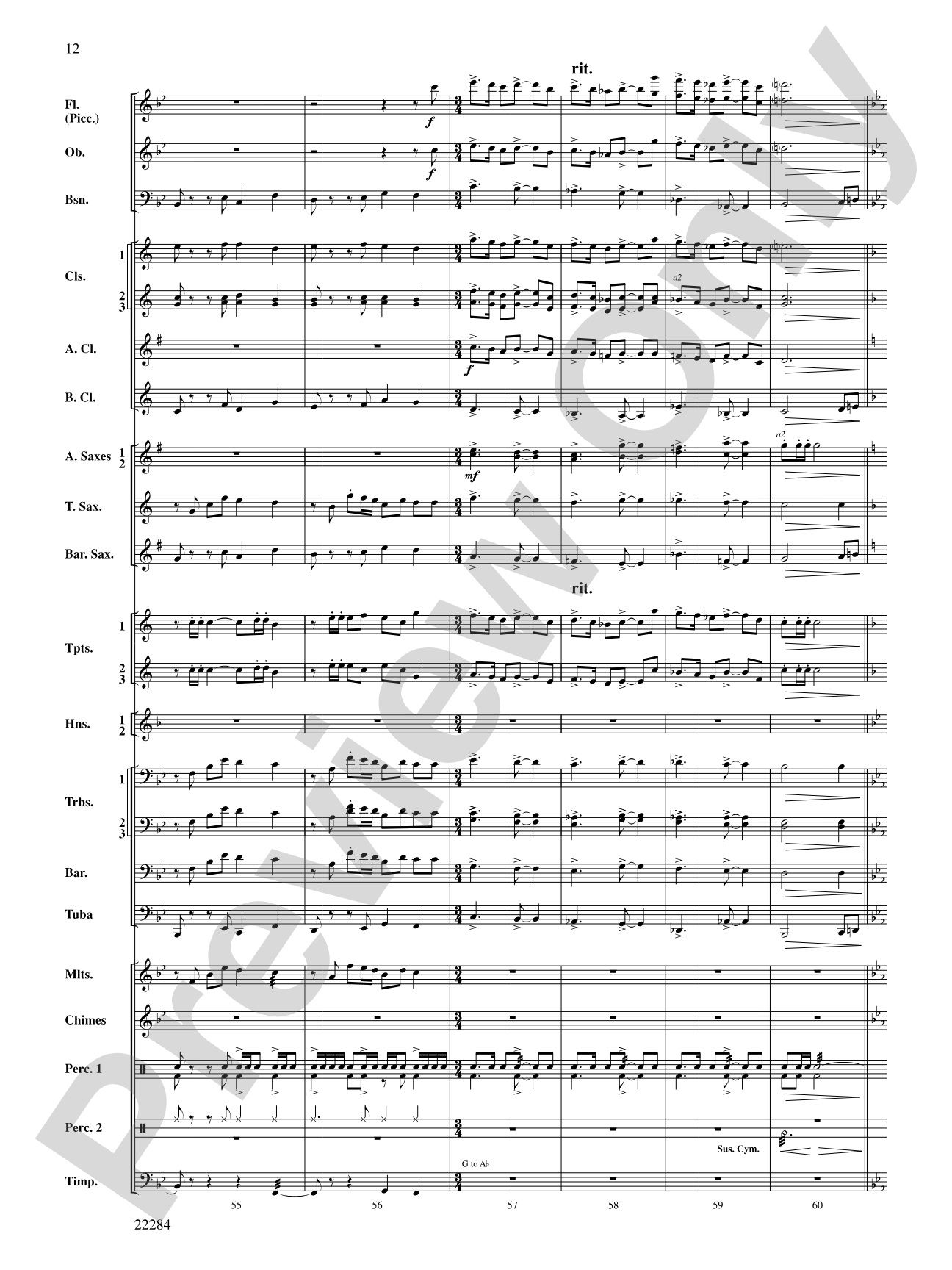 We Shall Lift Lamps of Courage: Concert Band Conductor Score & Parts
