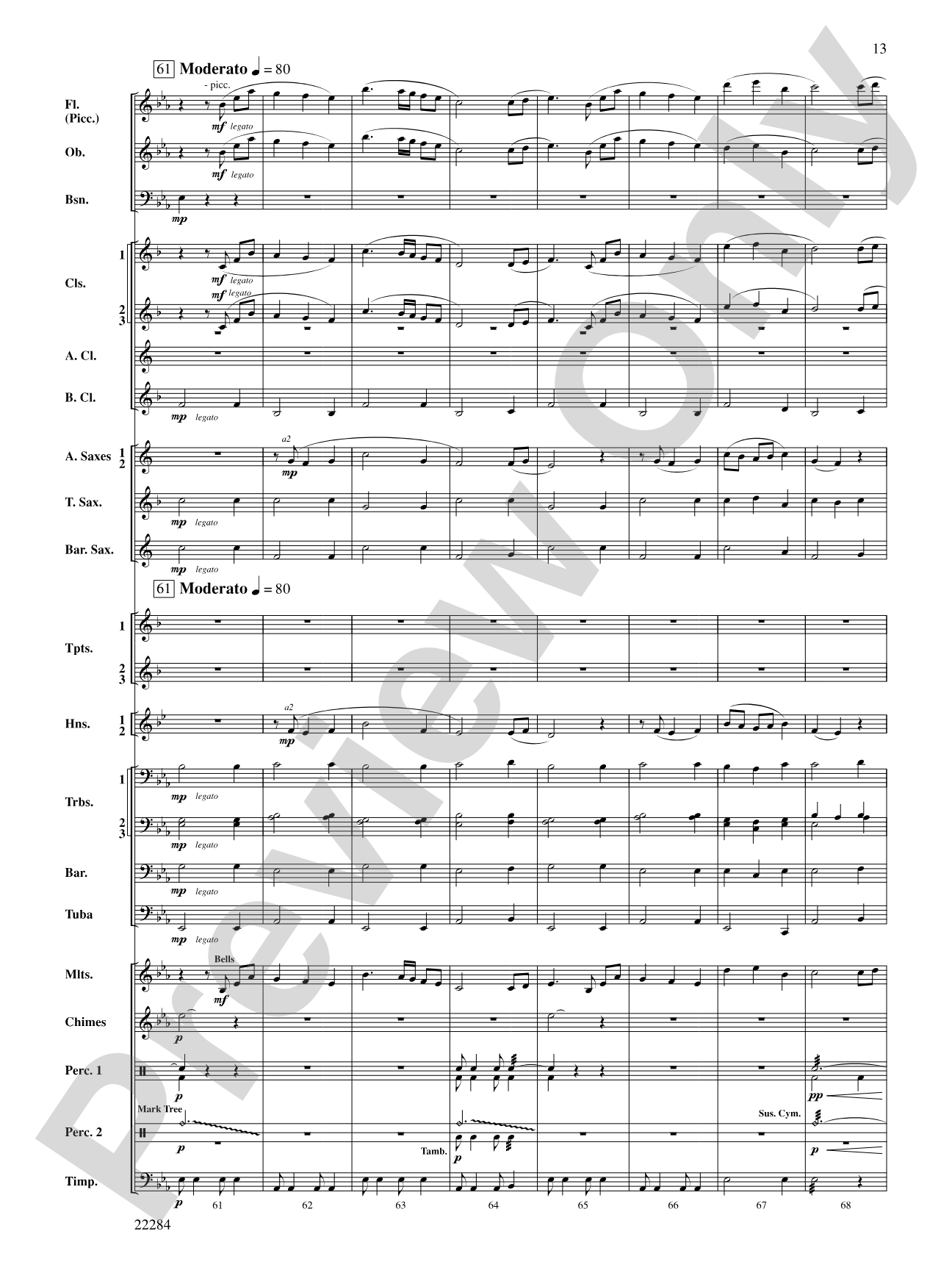 We Shall Lift Lamps of Courage: Concert Band Conductor Score & Parts