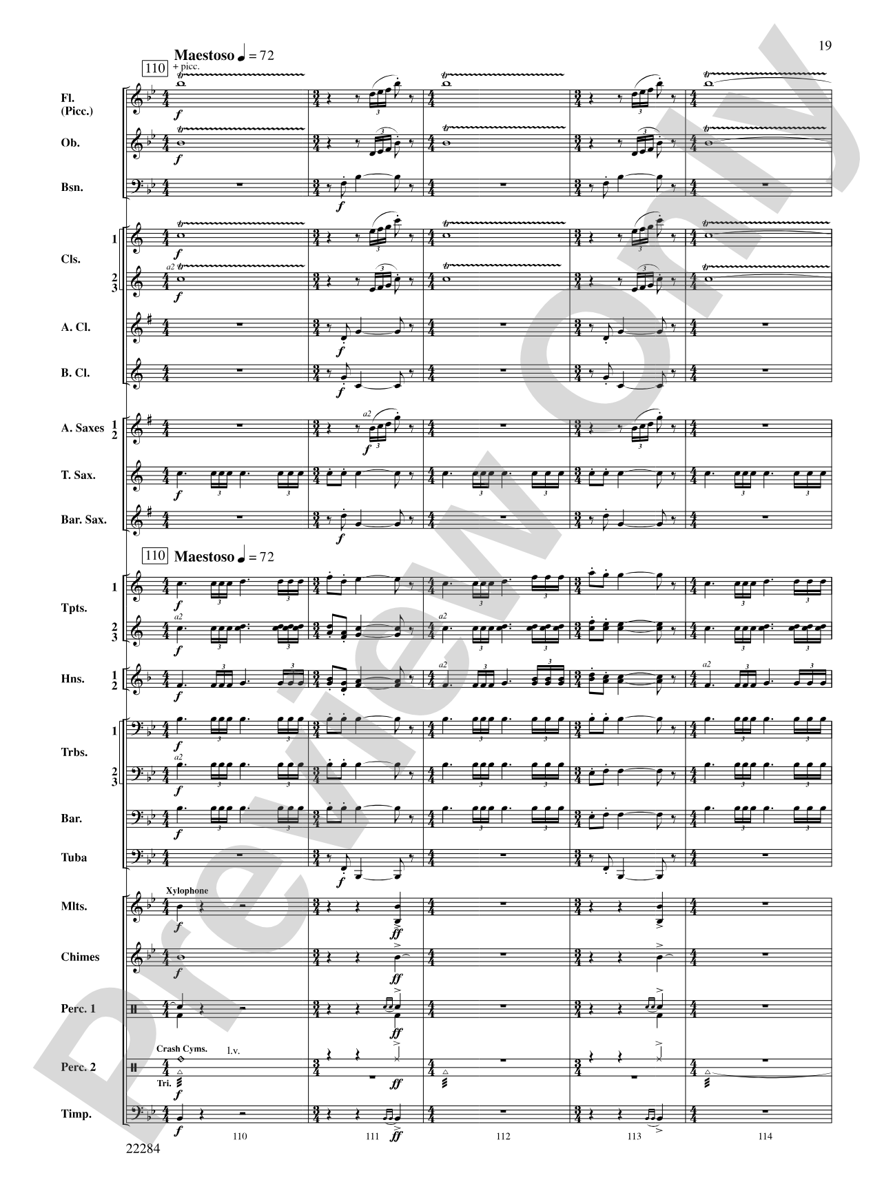 We Shall Lift Lamps of Courage: Concert Band Conductor Score & Parts