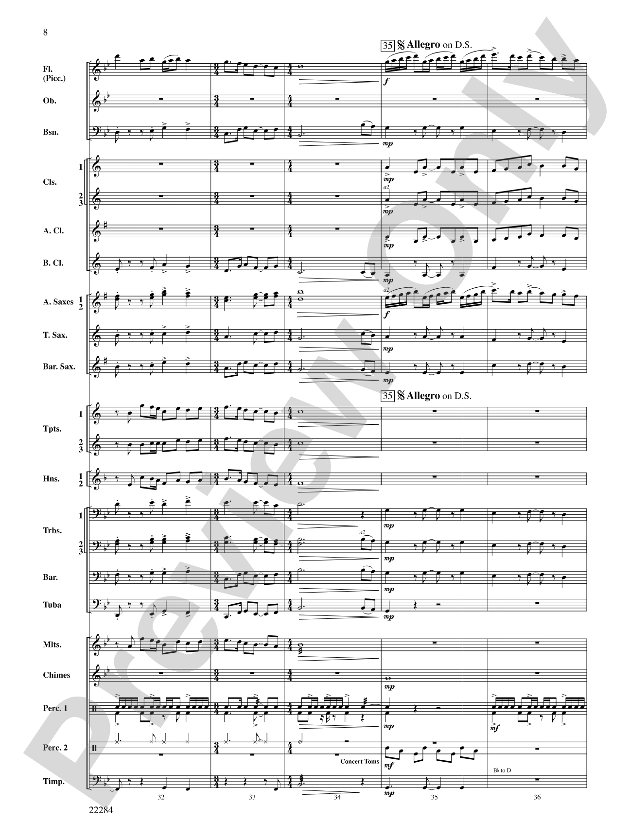 We Shall Lift Lamps of Courage: Concert Band Conductor Score & Parts