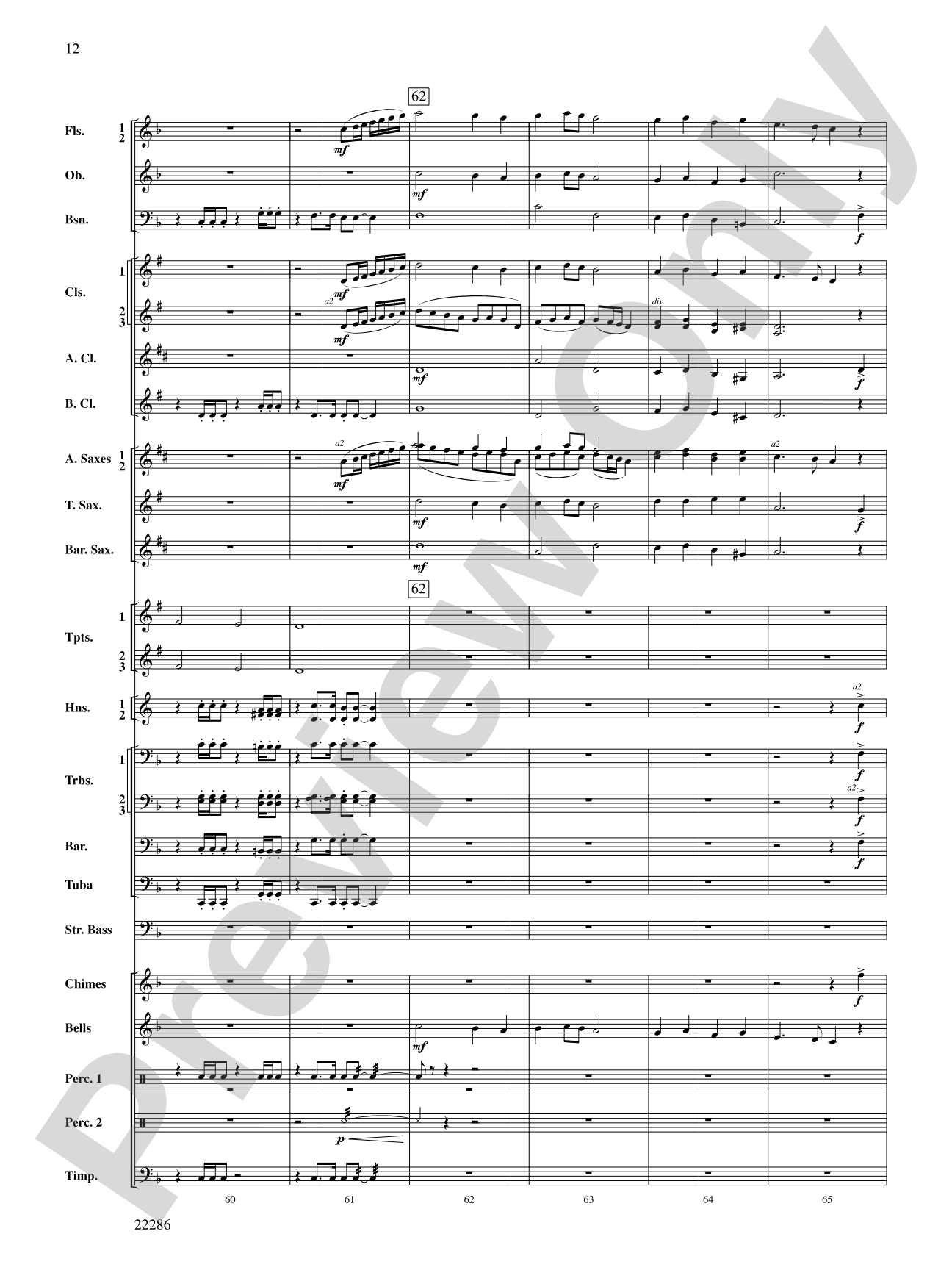 Christmas Fanfares: Score
