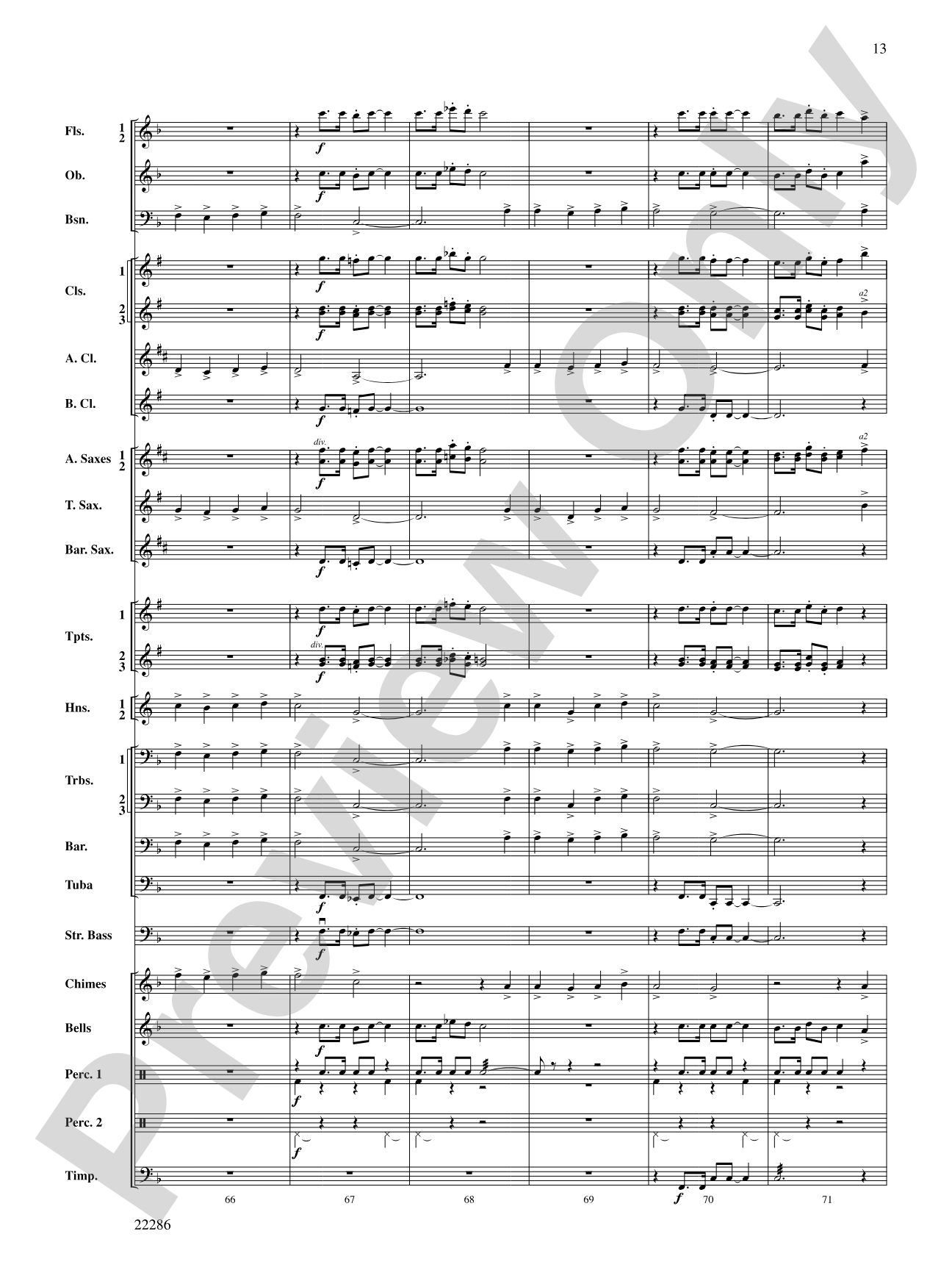 Christmas Fanfares: Score