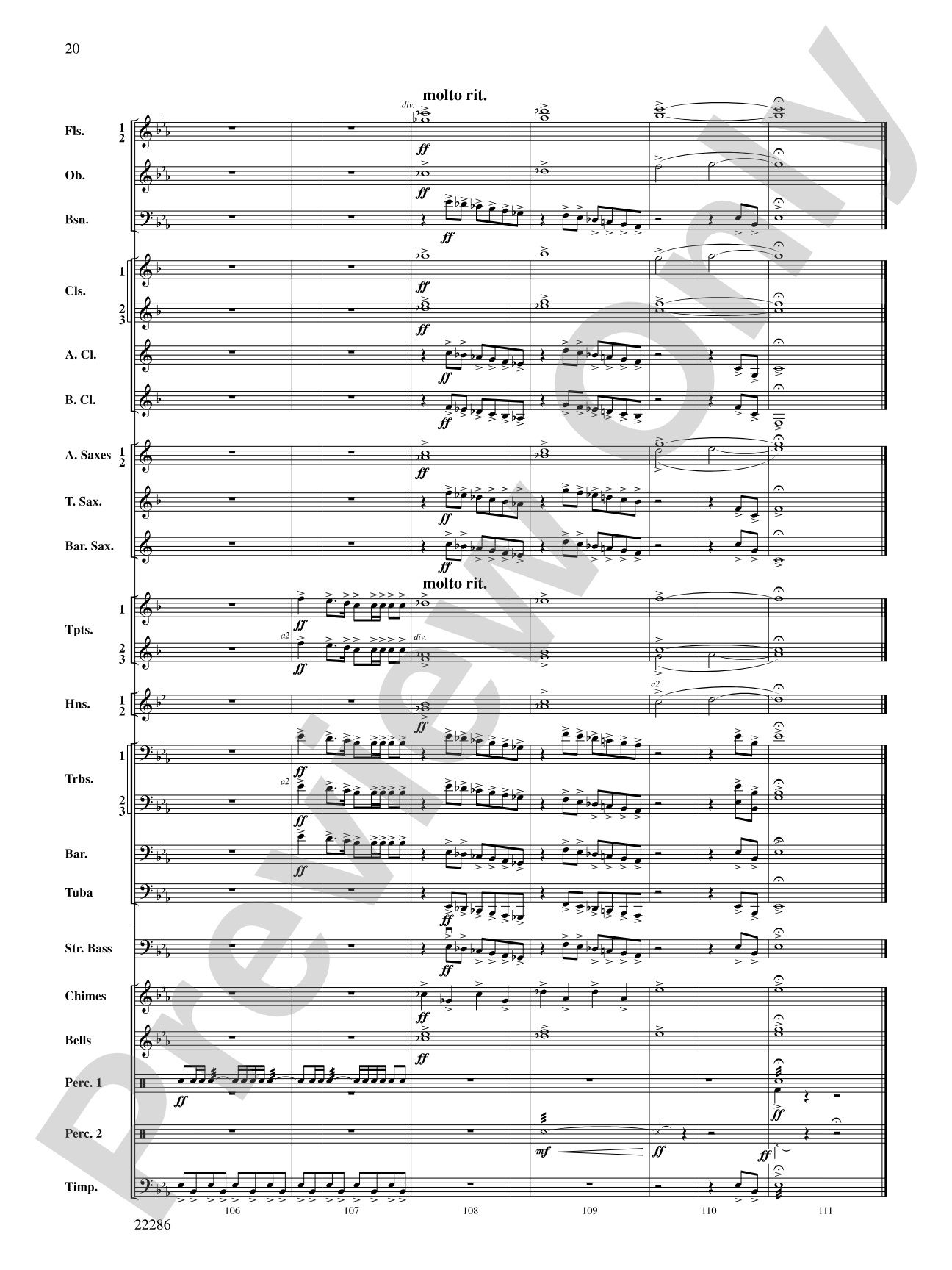Christmas Fanfares: Score