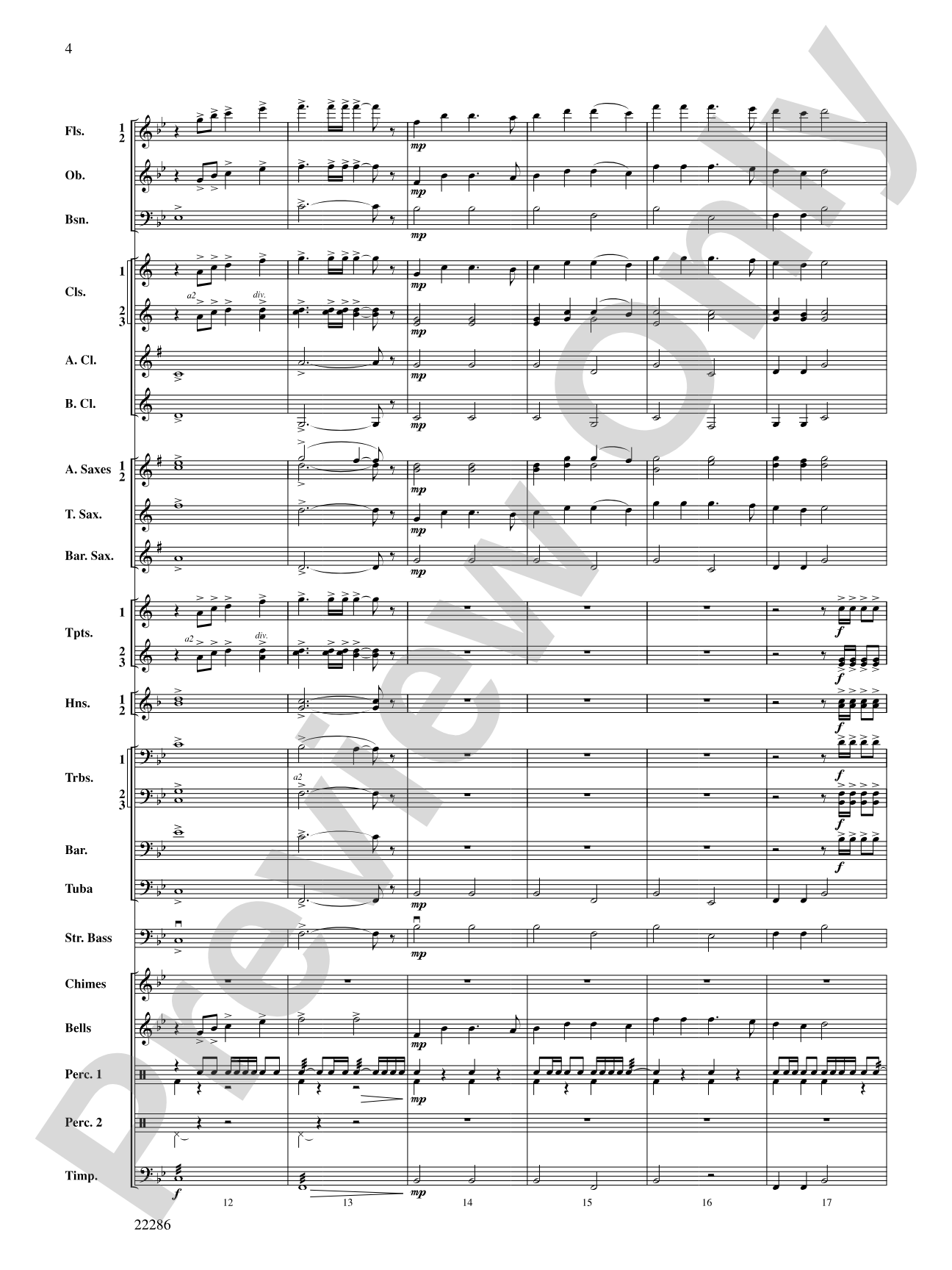 Christmas Fanfares: Score