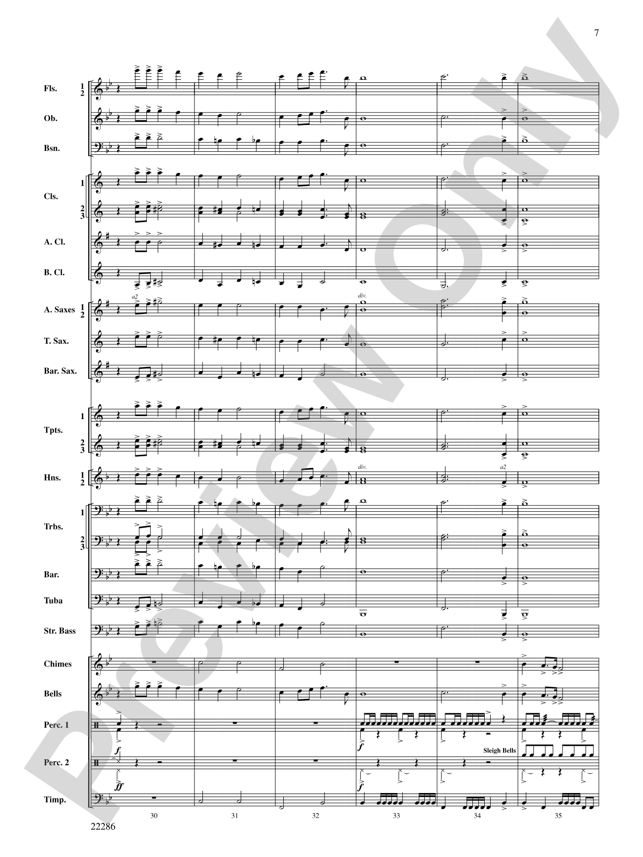 Christmas Fanfares: Score