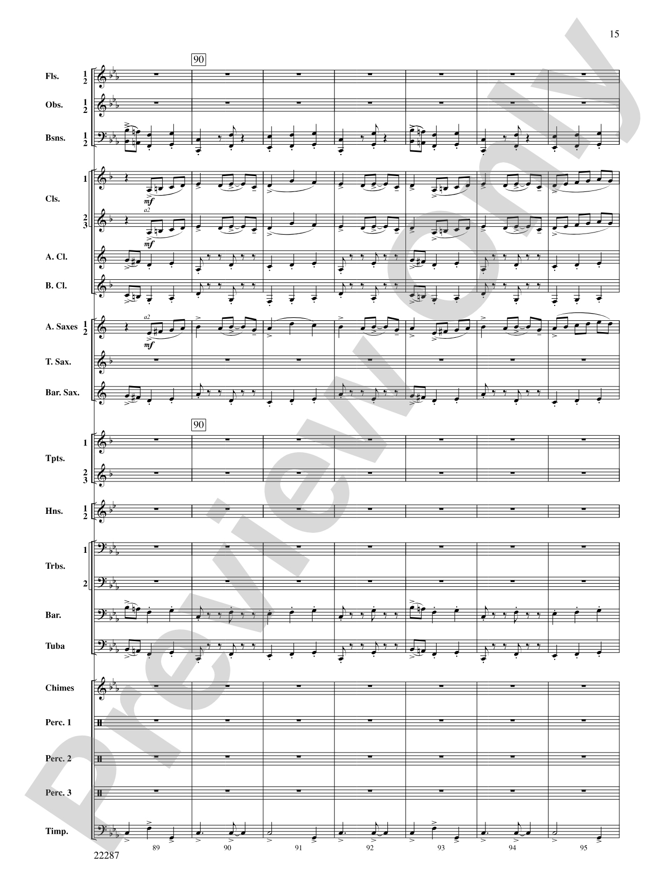 Primordial Overture: Concert Band Conductor Score & Parts