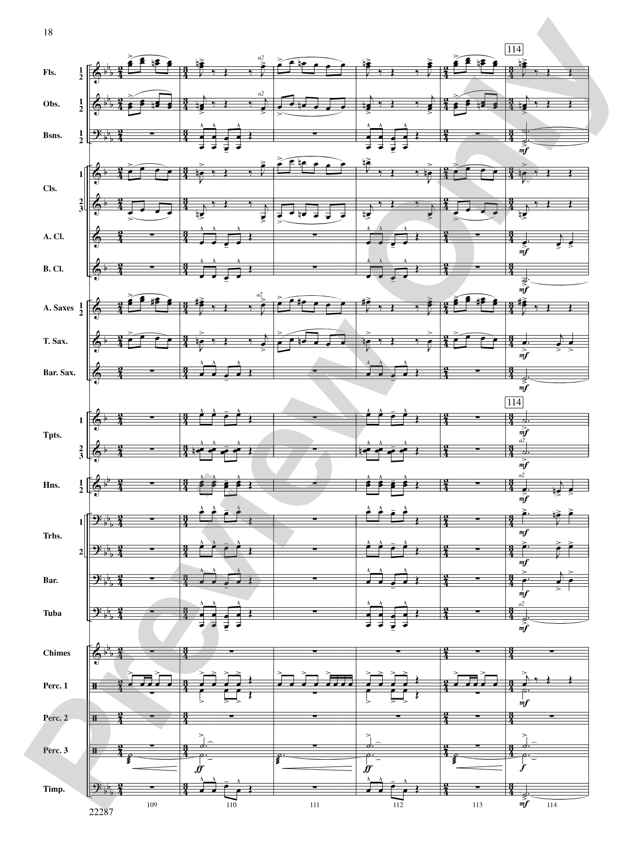 Primordial Overture: Concert Band Conductor Score & Parts