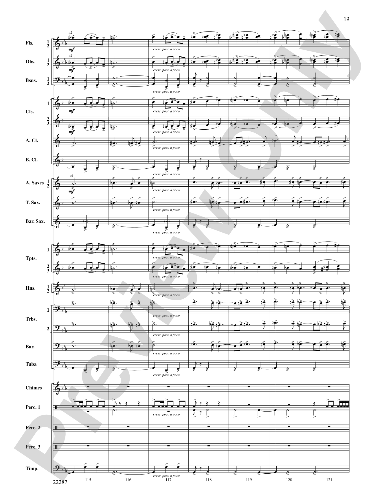 Primordial Overture: Concert Band Conductor Score & Parts