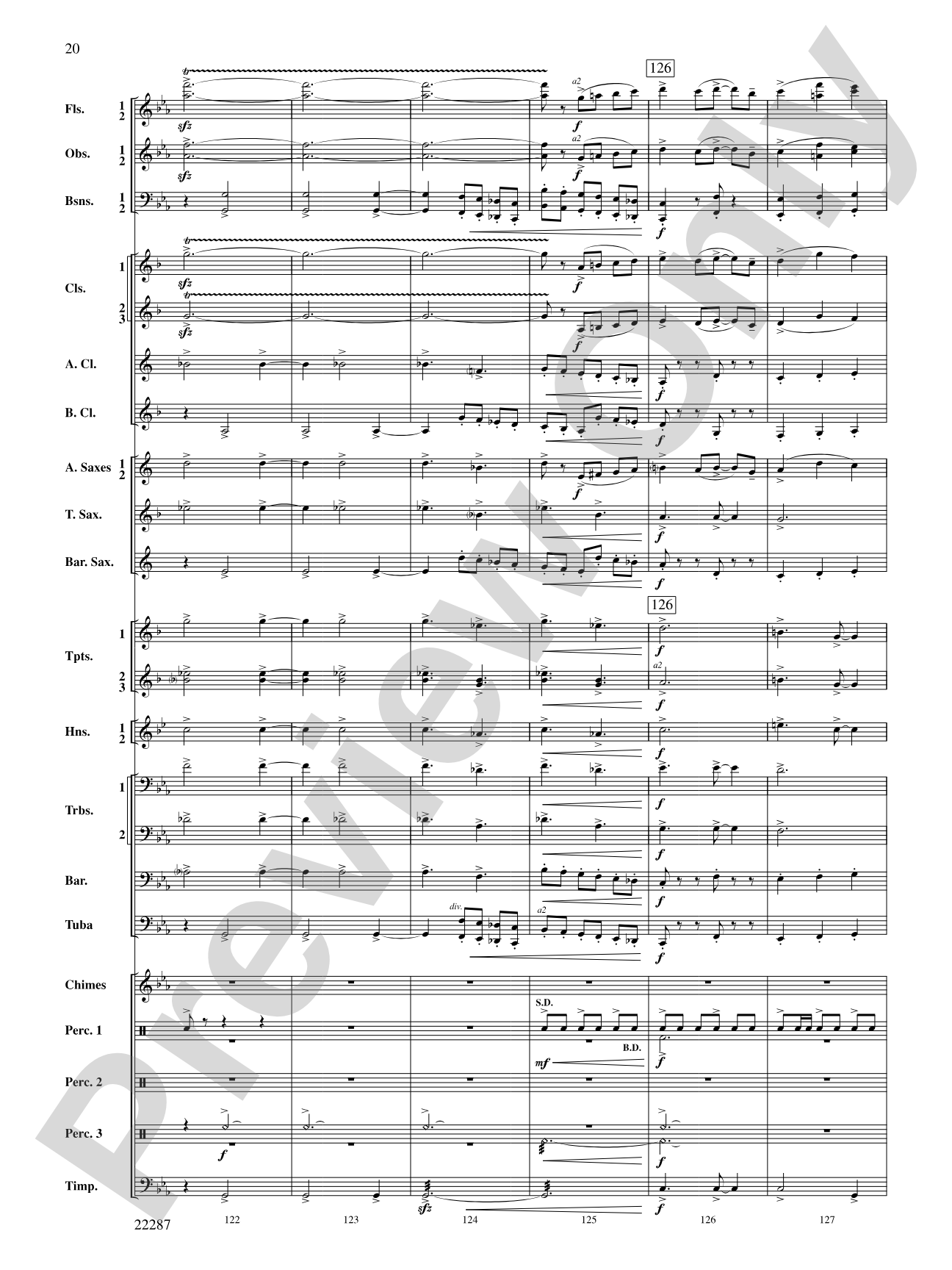 Primordial Overture: Concert Band Conductor Score & Parts