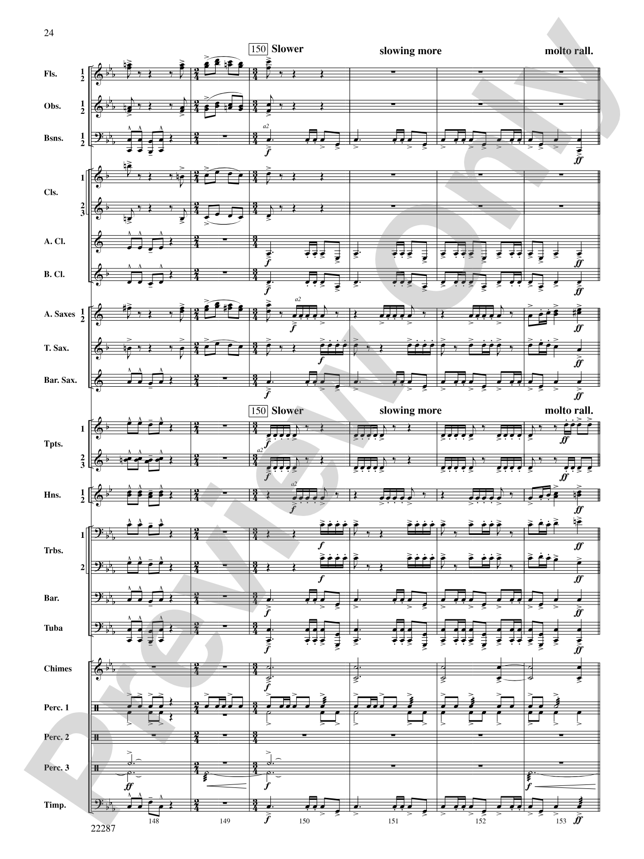 Primordial Overture: Concert Band Conductor Score & Parts