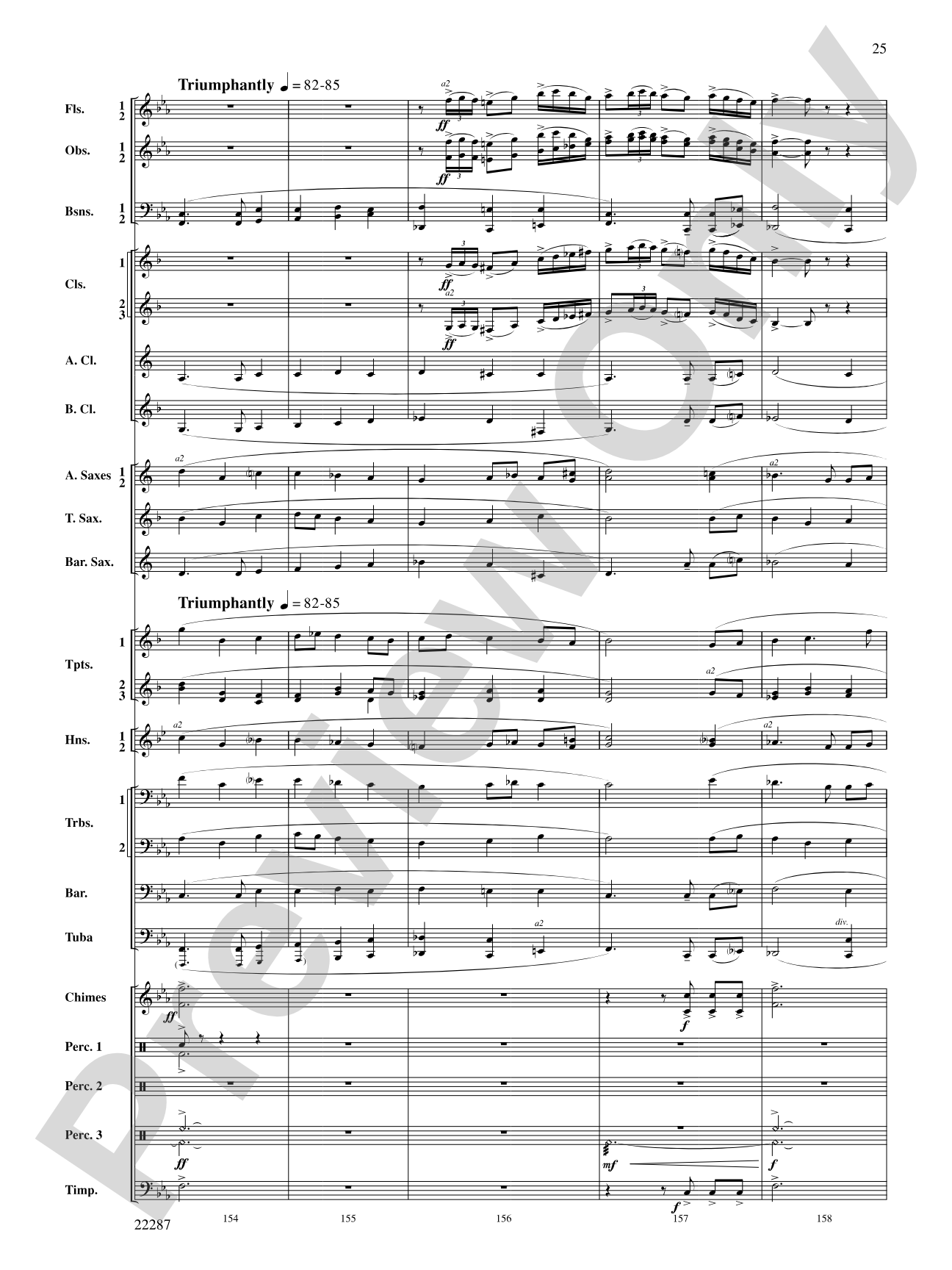 Primordial Overture: Concert Band Conductor Score & Parts
