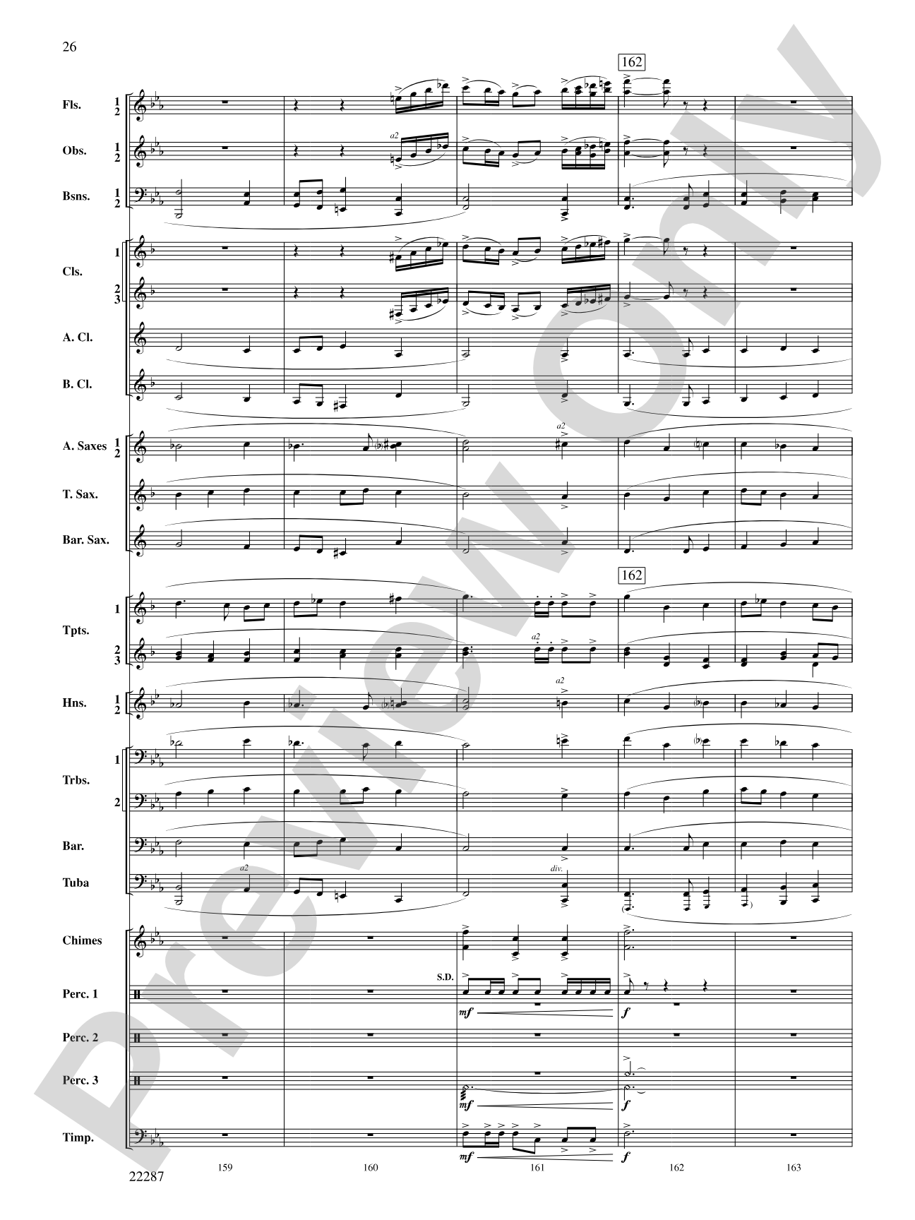Primordial Overture: Concert Band Conductor Score & Parts