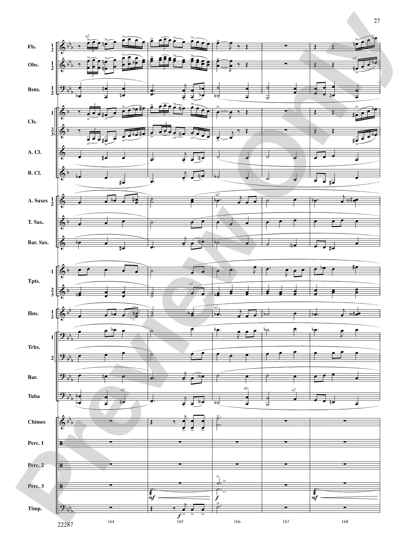 Primordial Overture: Concert Band Conductor Score & Parts