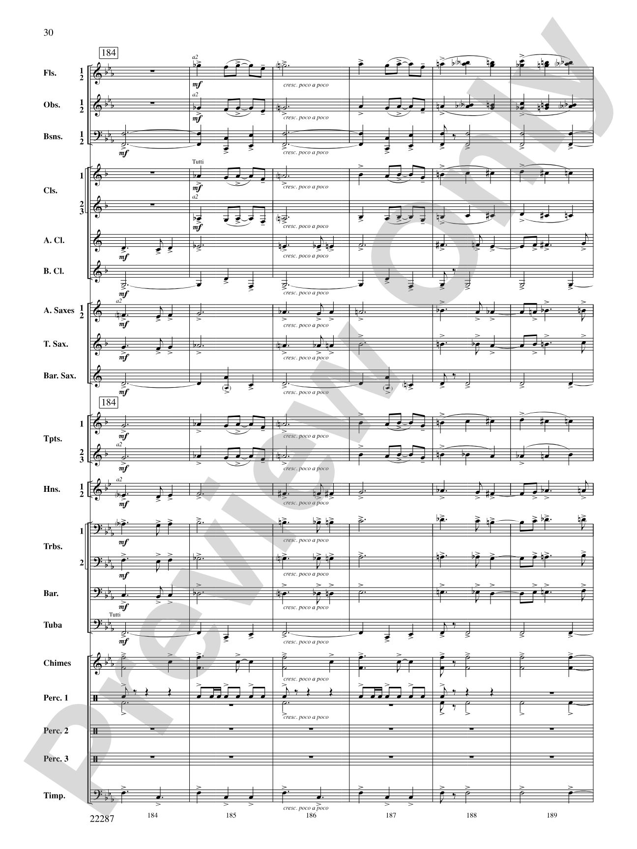 Primordial Overture: Concert Band Conductor Score & Parts