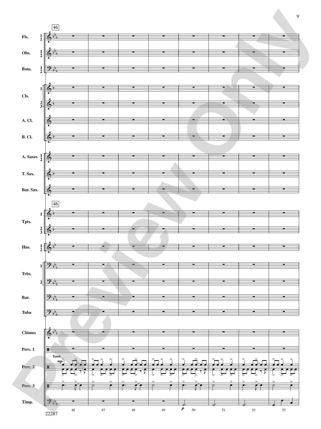 Primordial Overture: Concert Band Conductor Score & Parts