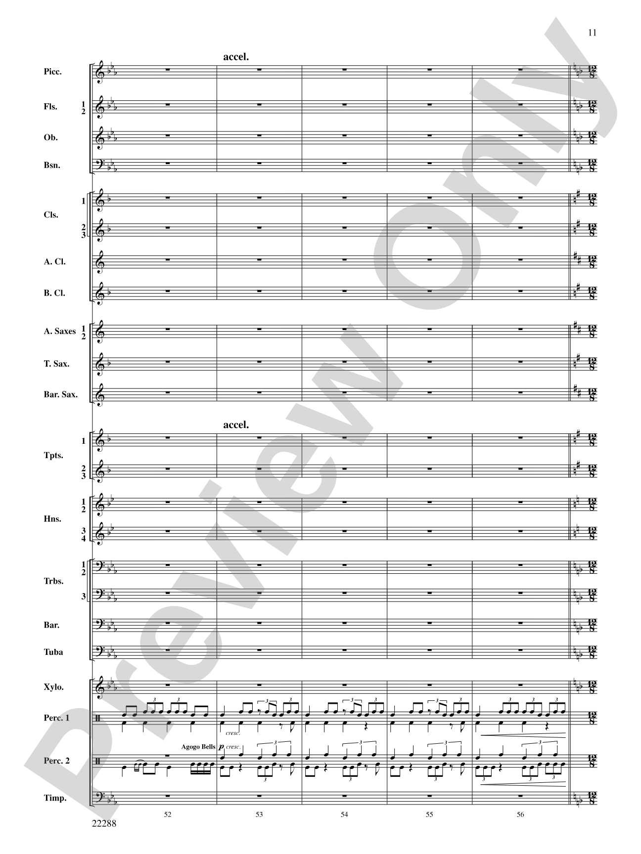 Mandjiani: Concert Band Conductor Score & Parts