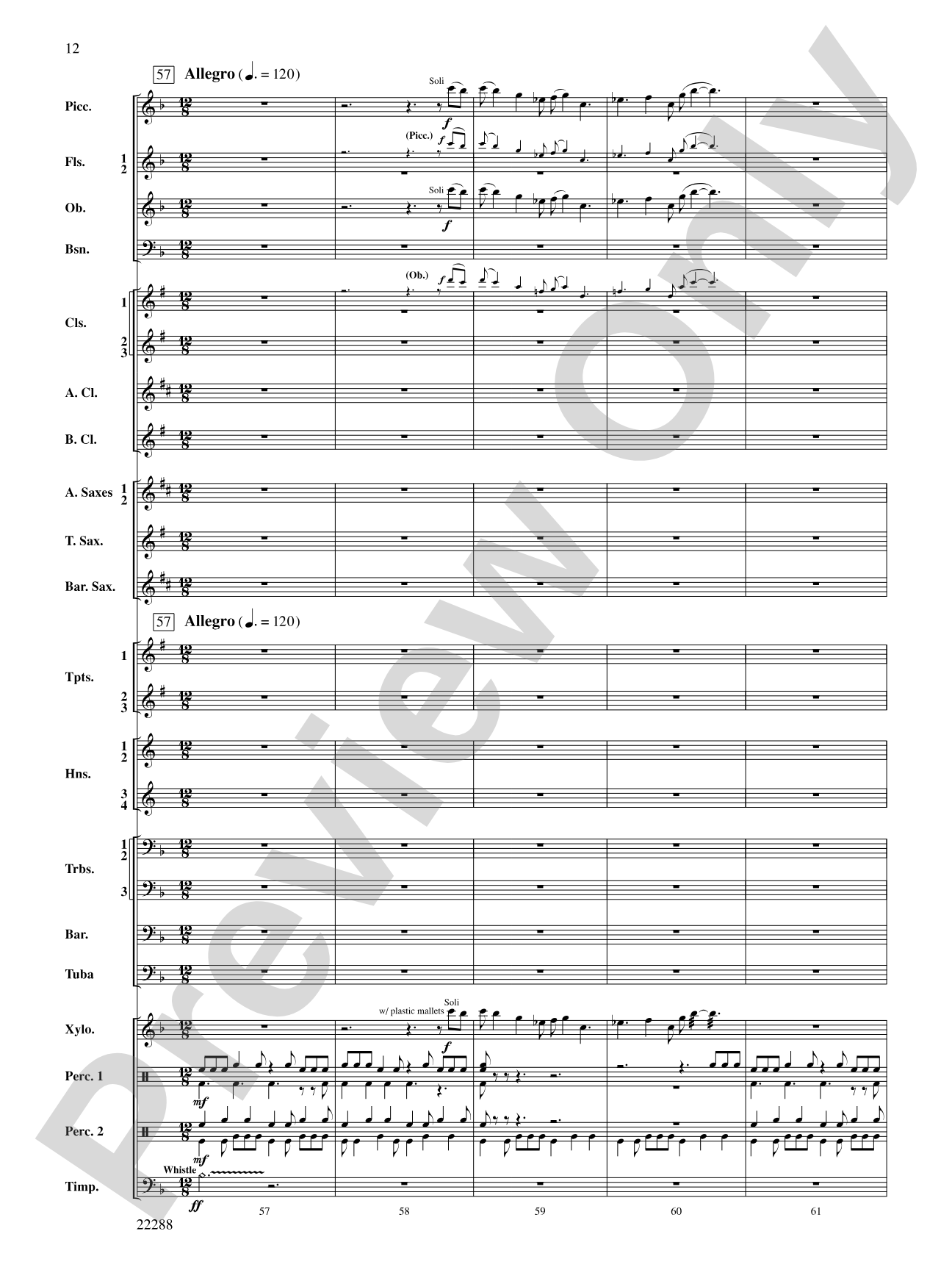 Mandjiani: Concert Band Conductor Score & Parts