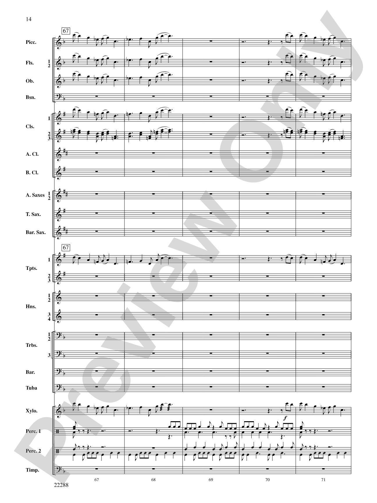 Mandjiani: Concert Band Conductor Score & Parts