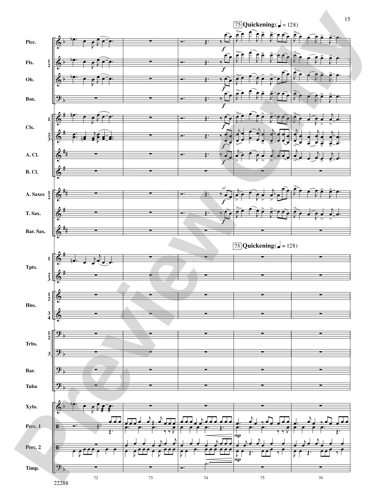 Mandjiani: Concert Band Conductor Score & Parts