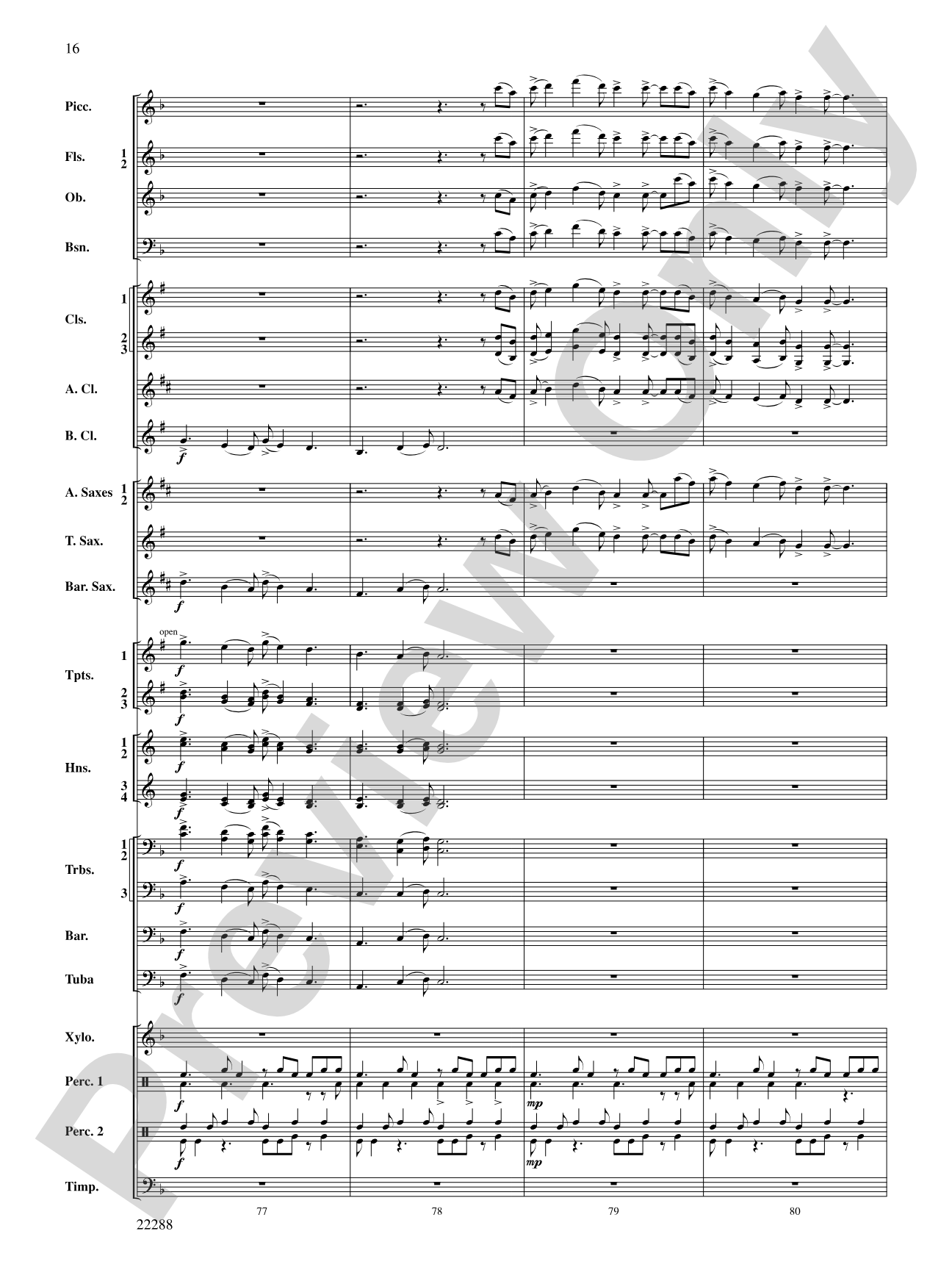 Mandjiani: Concert Band Conductor Score & Parts