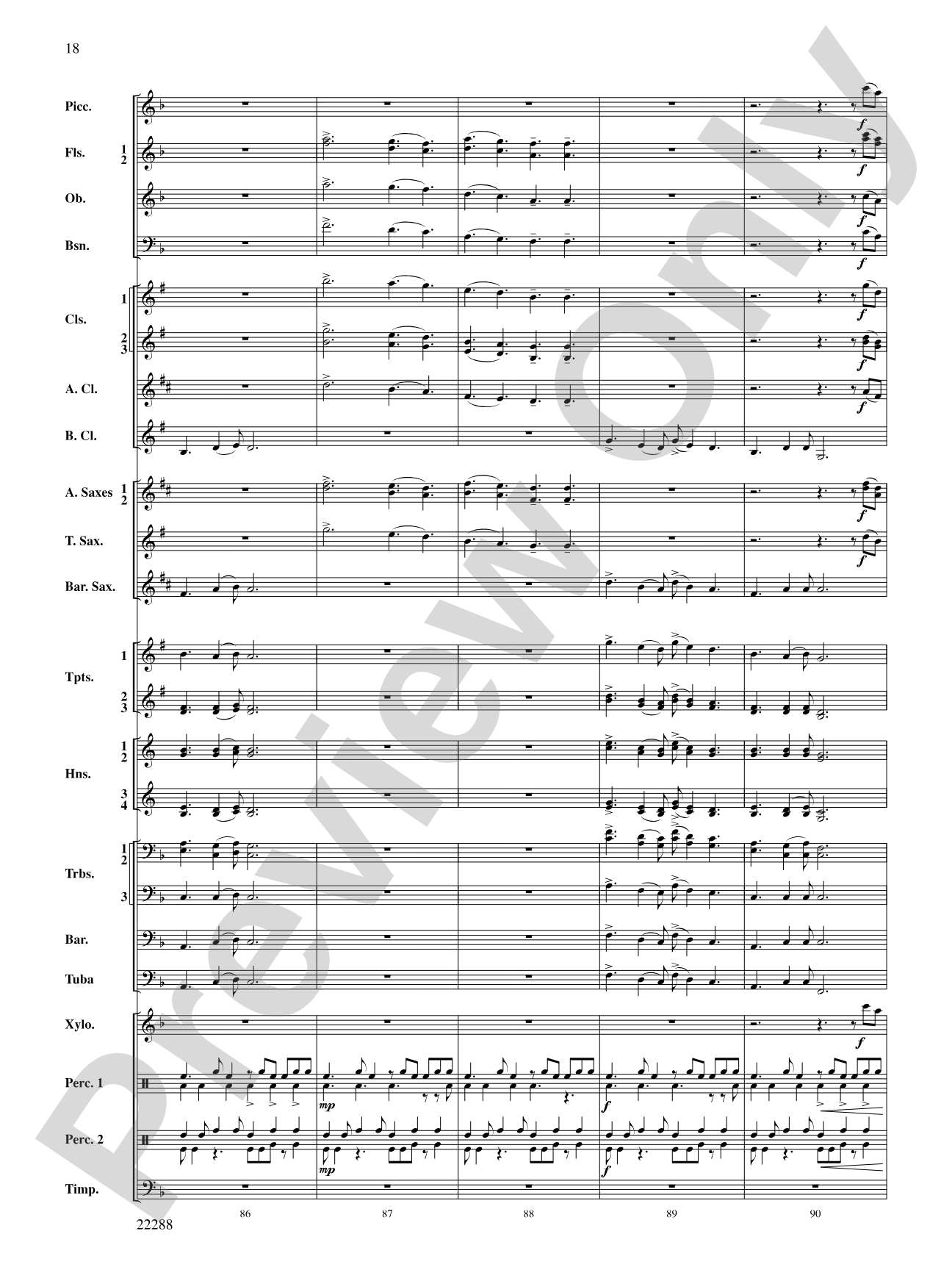 Mandjiani: Concert Band Conductor Score & Parts