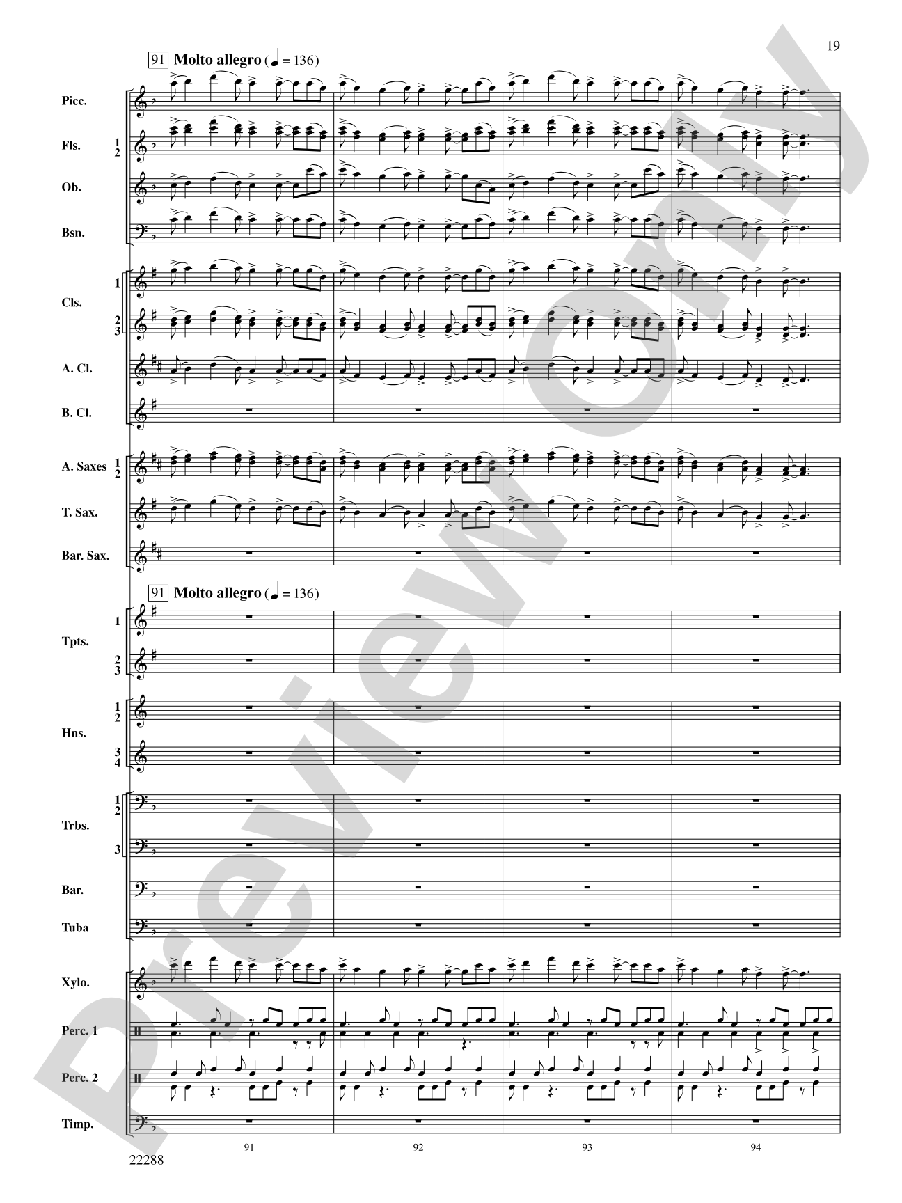 Mandjiani: Concert Band Conductor Score & Parts