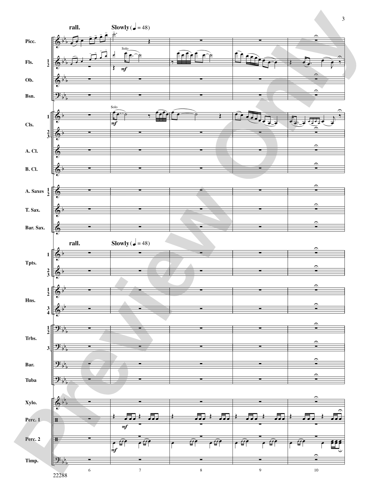 Mandjiani: Concert Band Conductor Score & Parts