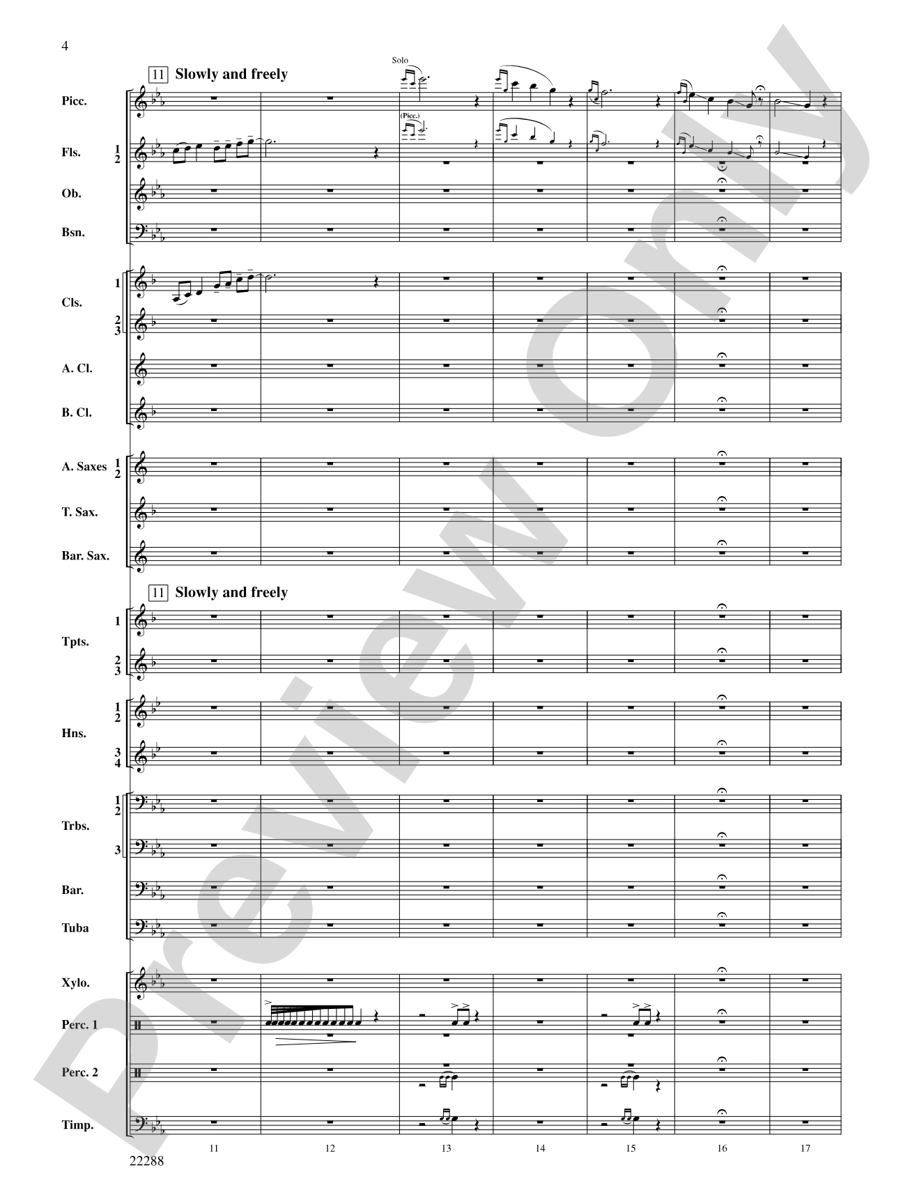 Mandjiani: Concert Band Conductor Score & Parts