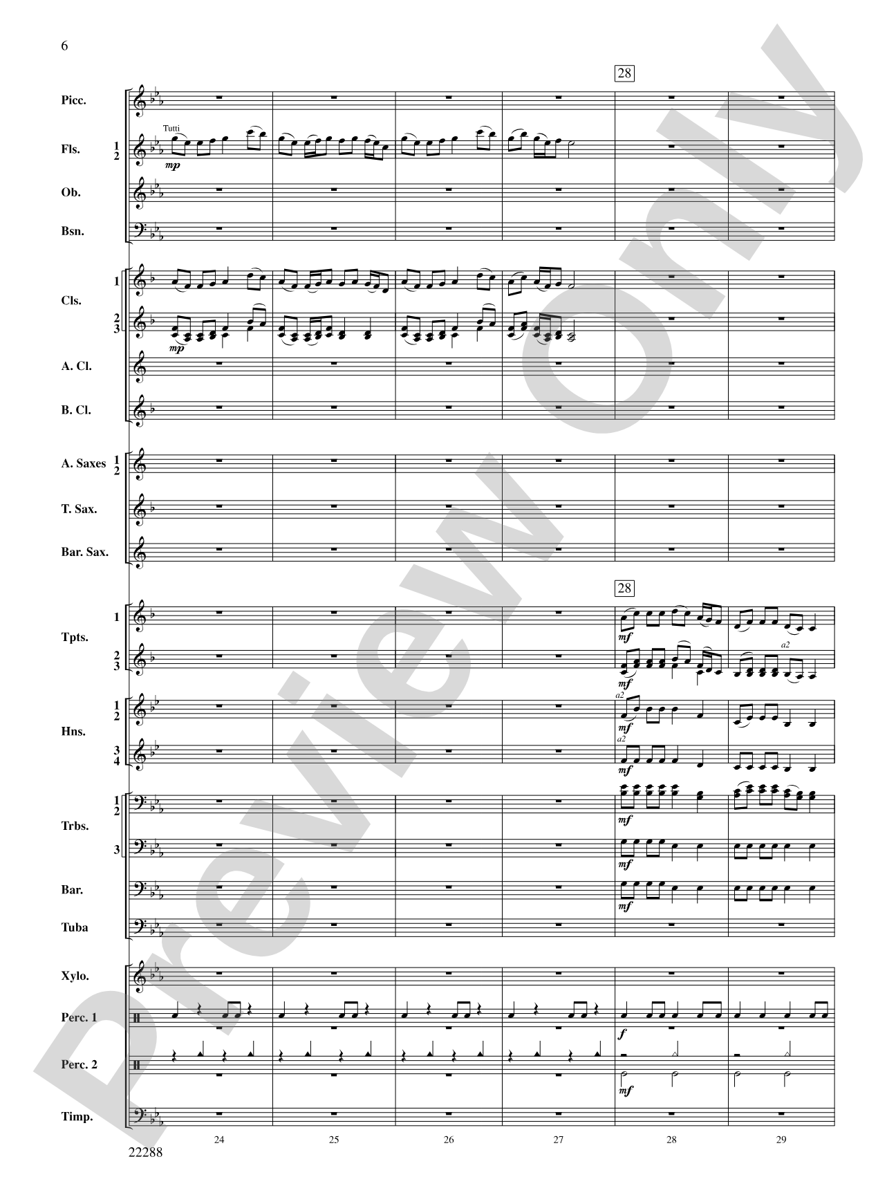 Mandjiani: Concert Band Conductor Score & Parts