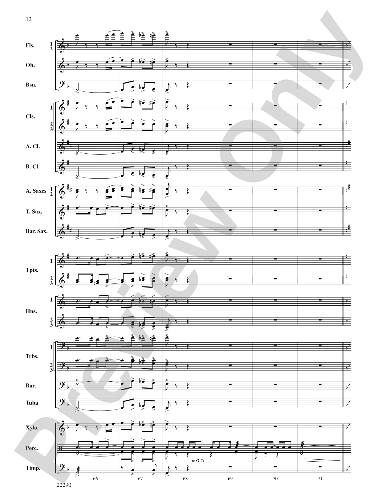 Viper Squadron March: Concert Band Conductor Score & Parts