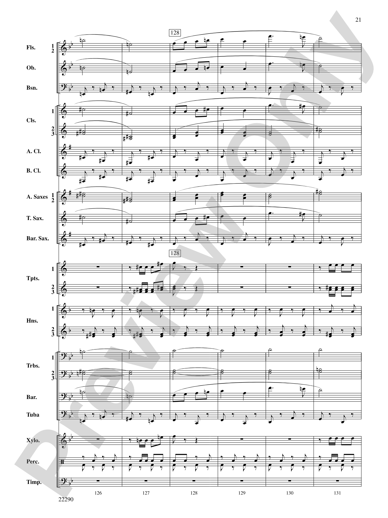 Viper Squadron March: Concert Band Conductor Score & Parts