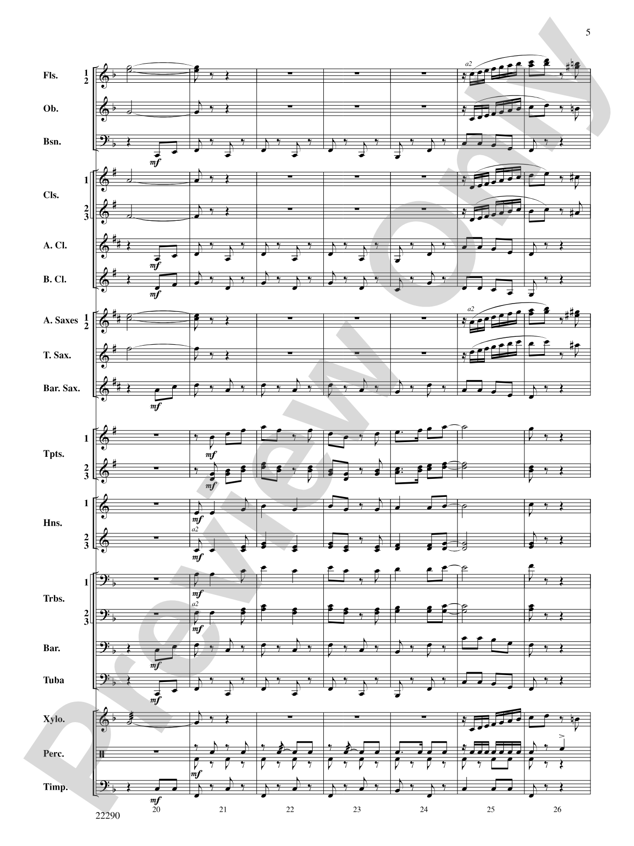 Viper Squadron March: Concert Band Conductor Score & Parts