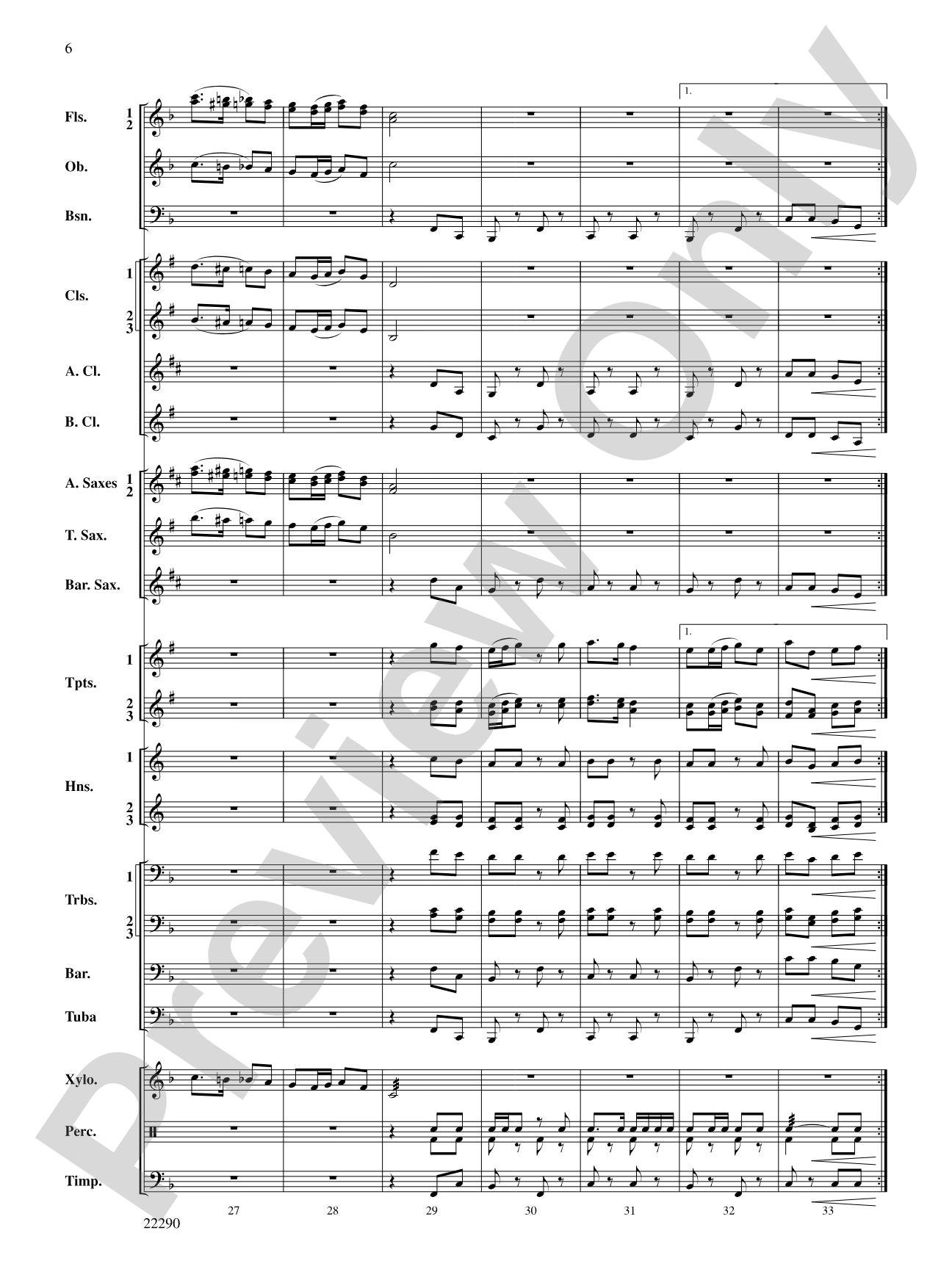 Viper Squadron March: Concert Band Conductor Score & Parts
