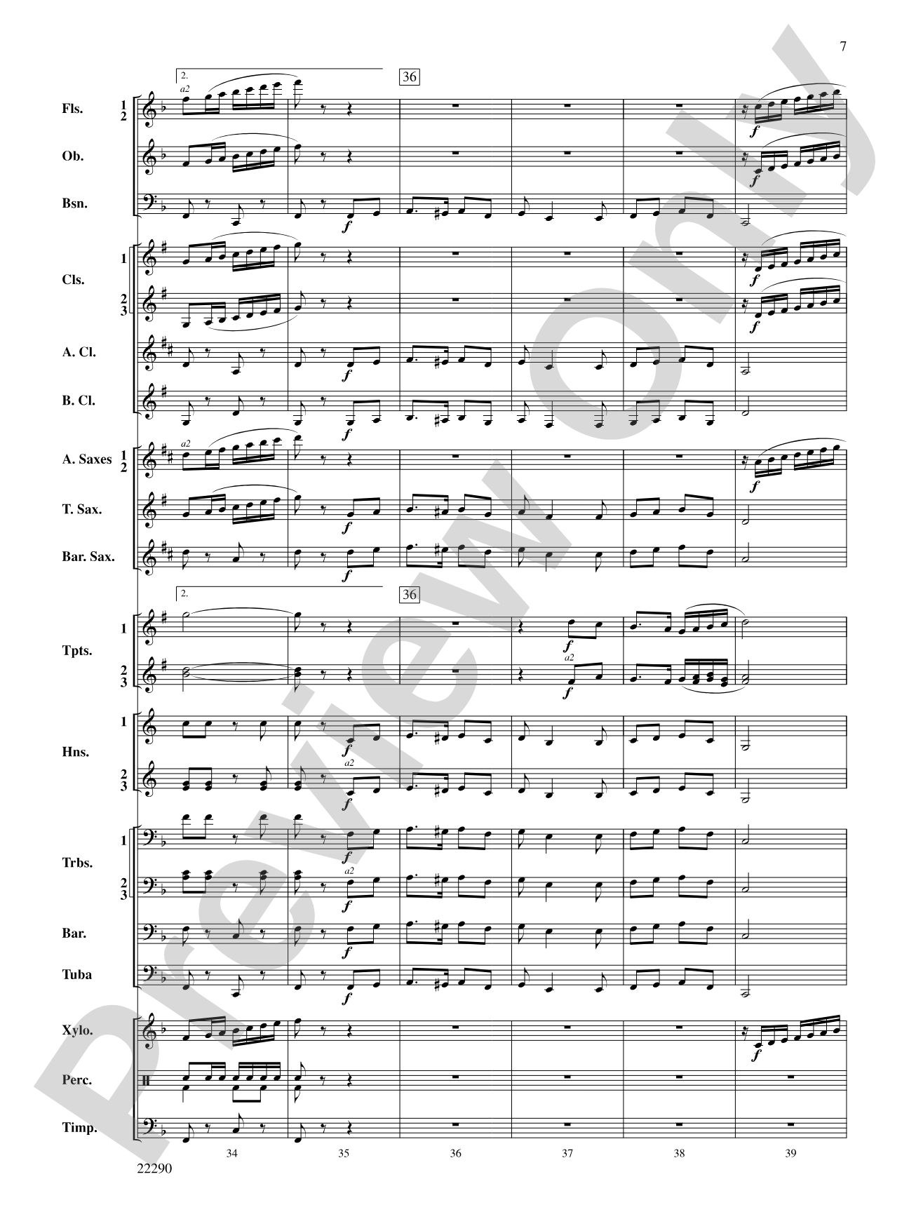 Viper Squadron March: Concert Band Conductor Score & Parts