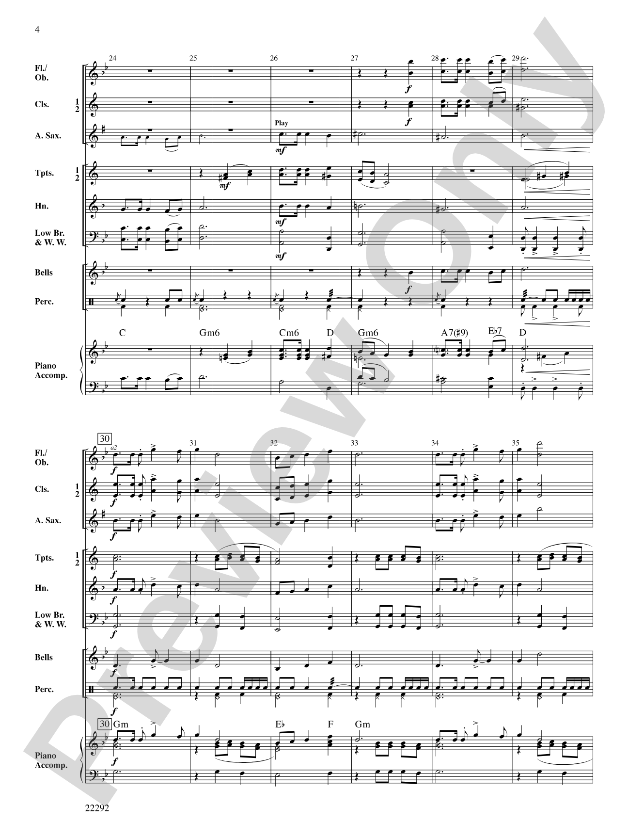Echoes of Santa Fe: Concert Band Conductor Score & Parts