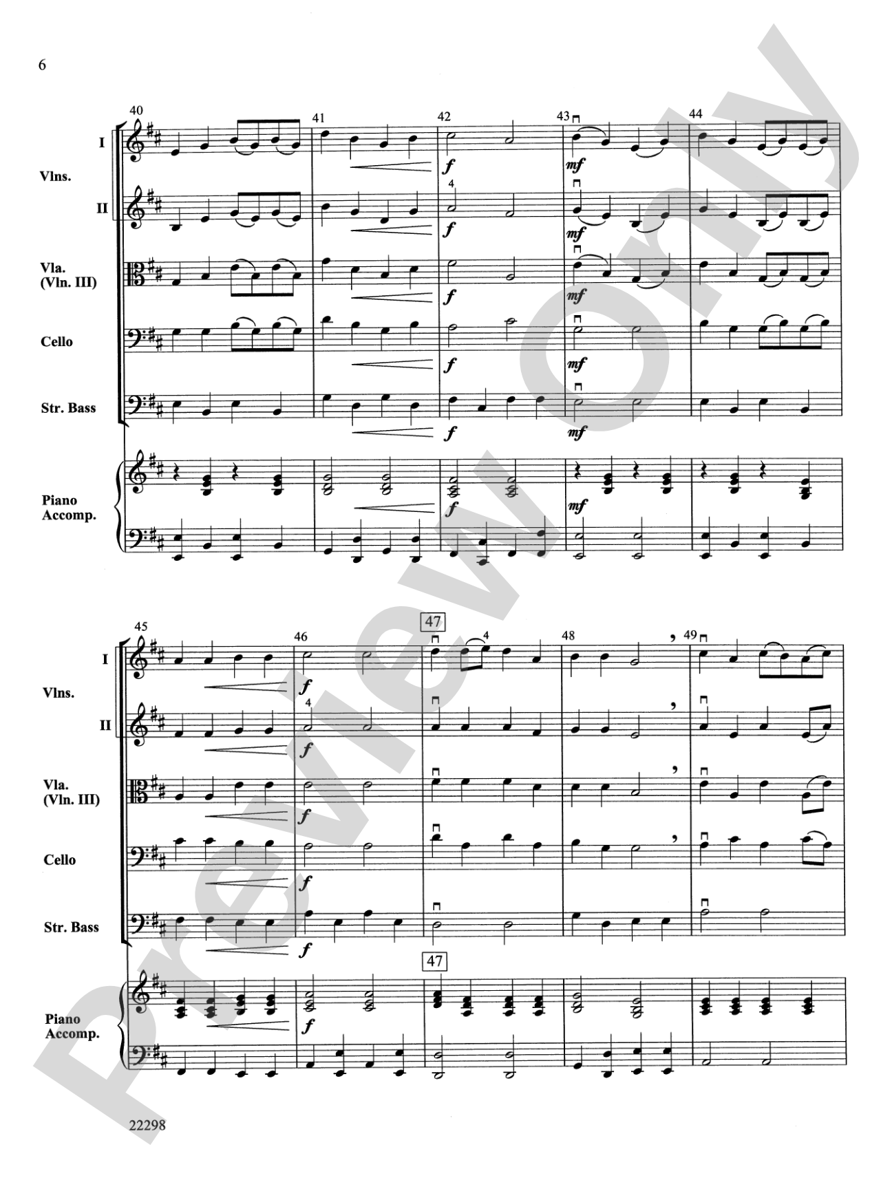 Dorian Parade: String Orchestra Conductor Score & Parts