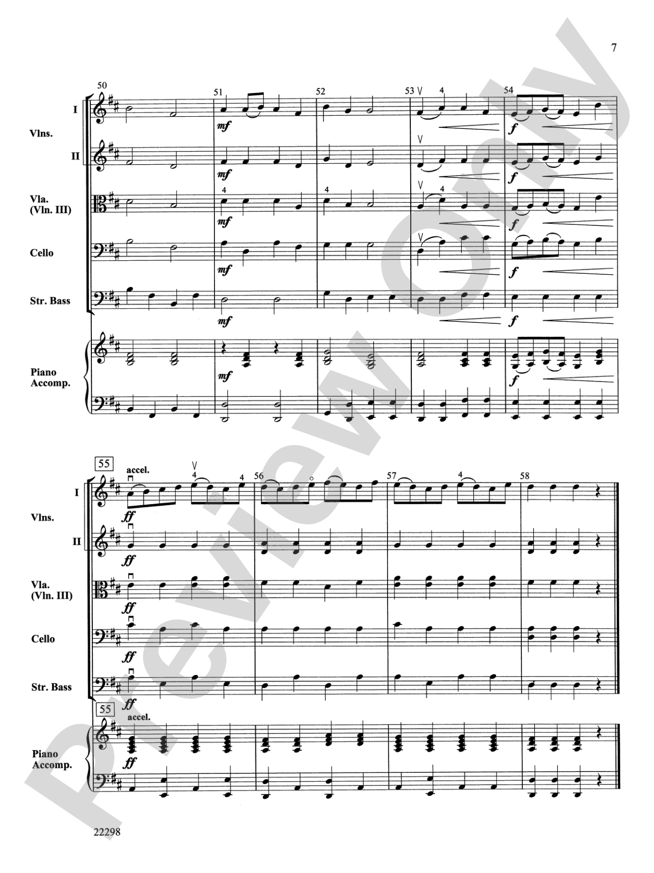 Dorian Parade: String Orchestra Conductor Score & Parts